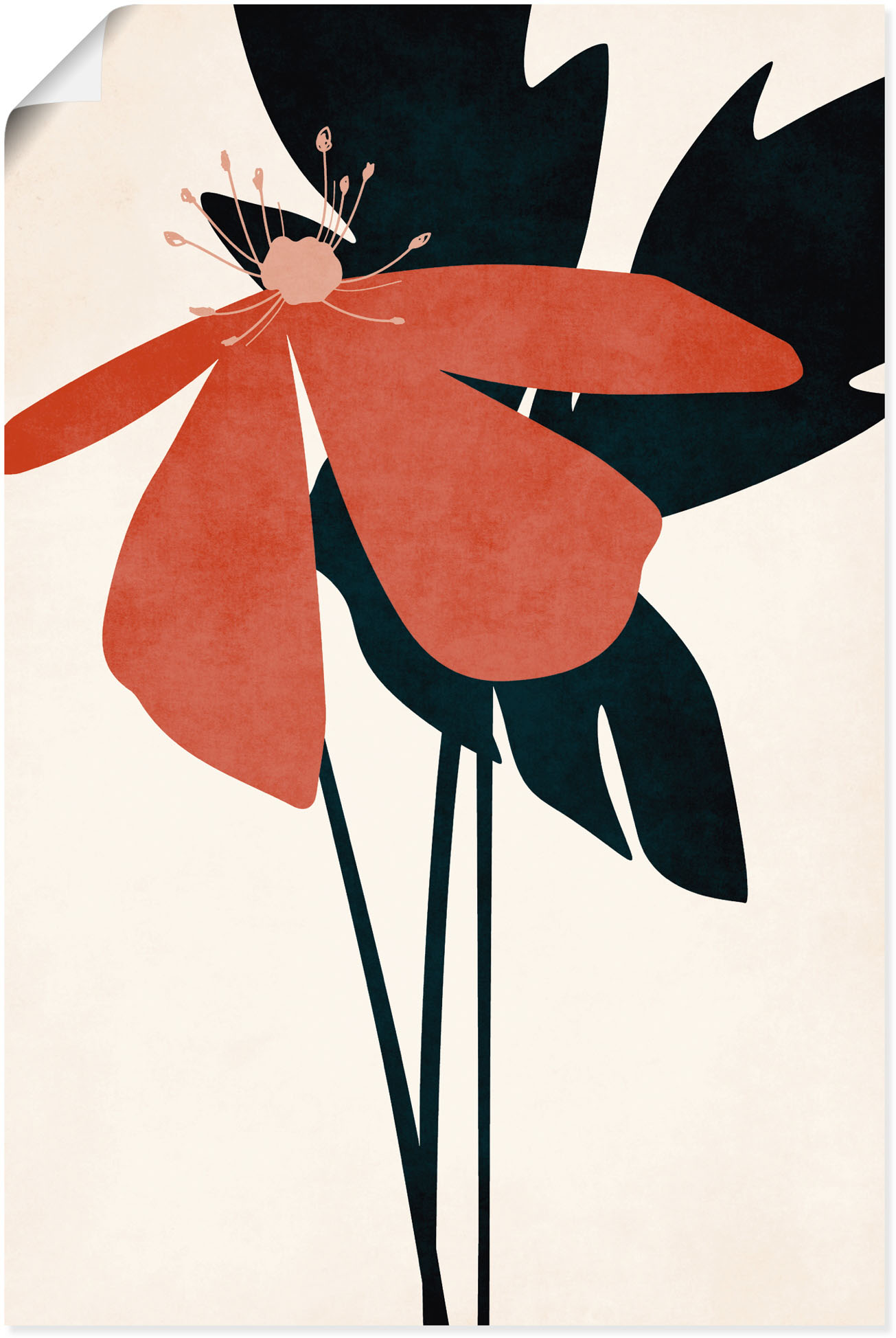 Artland Wandbild »Denke an dich«, Blumenbilder, (1 St.), als Leinwandbild, Poster in verschied. Grössen von Artland