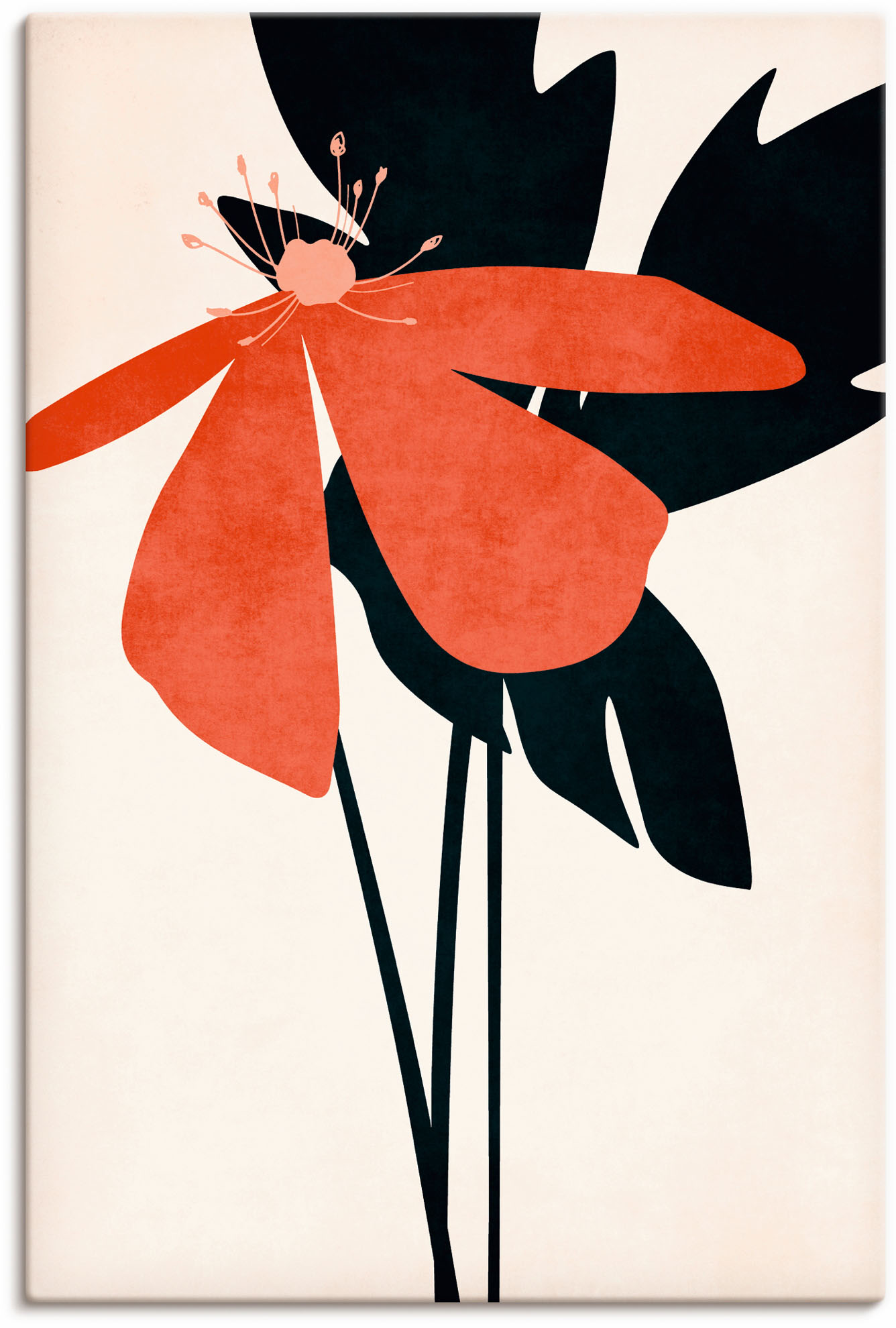 Artland Wandbild »Denke an dich«, Blumenbilder, (1 St.), als Leinwandbild, Poster in verschied. Grössen von Artland