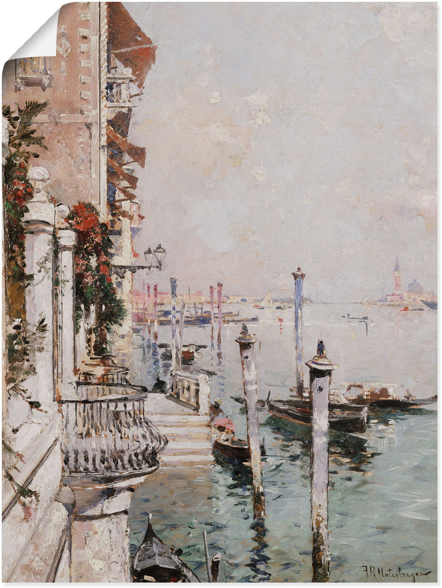 Artland Wandbild »Der Canal Grande, Venedig.«, Italien, (1 St.) von Artland