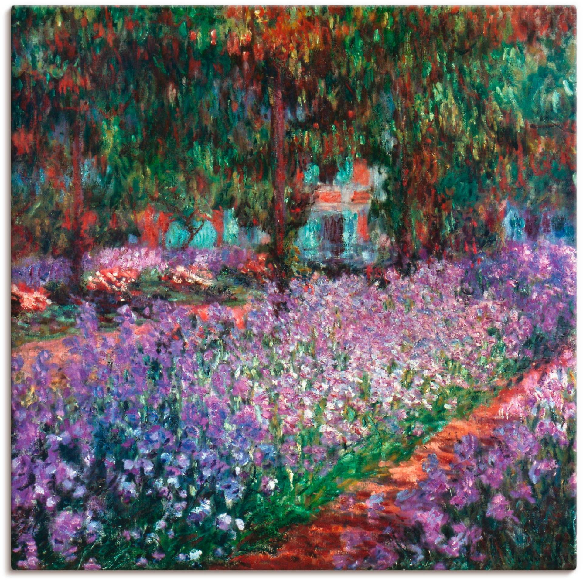 Artland Wandbild »Der Garten des Künstlers bei Giverny«, Garten, (1 St.) von Artland