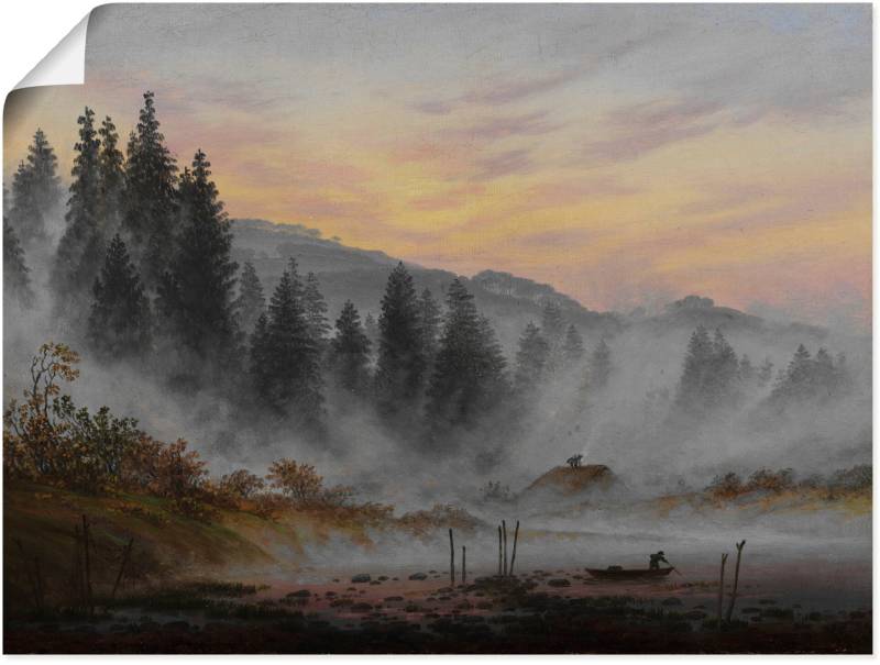 Artland Wandbild »Der Morgen«, Berge, (1 St.), als Leinwandbild, Wandaufkleber oder Poster in versch. Grössen von Artland