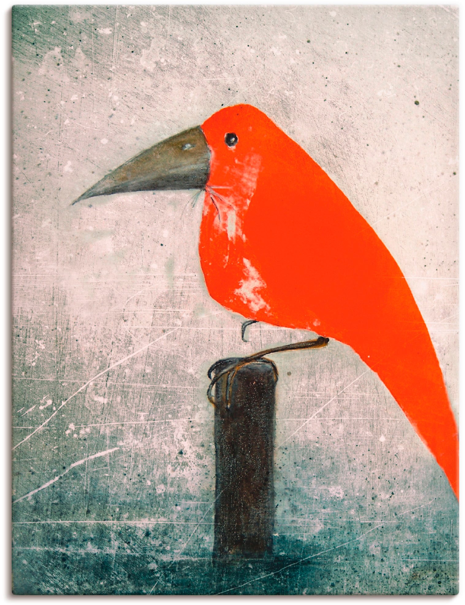 Artland Wandbild »Der Rote Vogel«, Vögel, (1 St.) von Artland