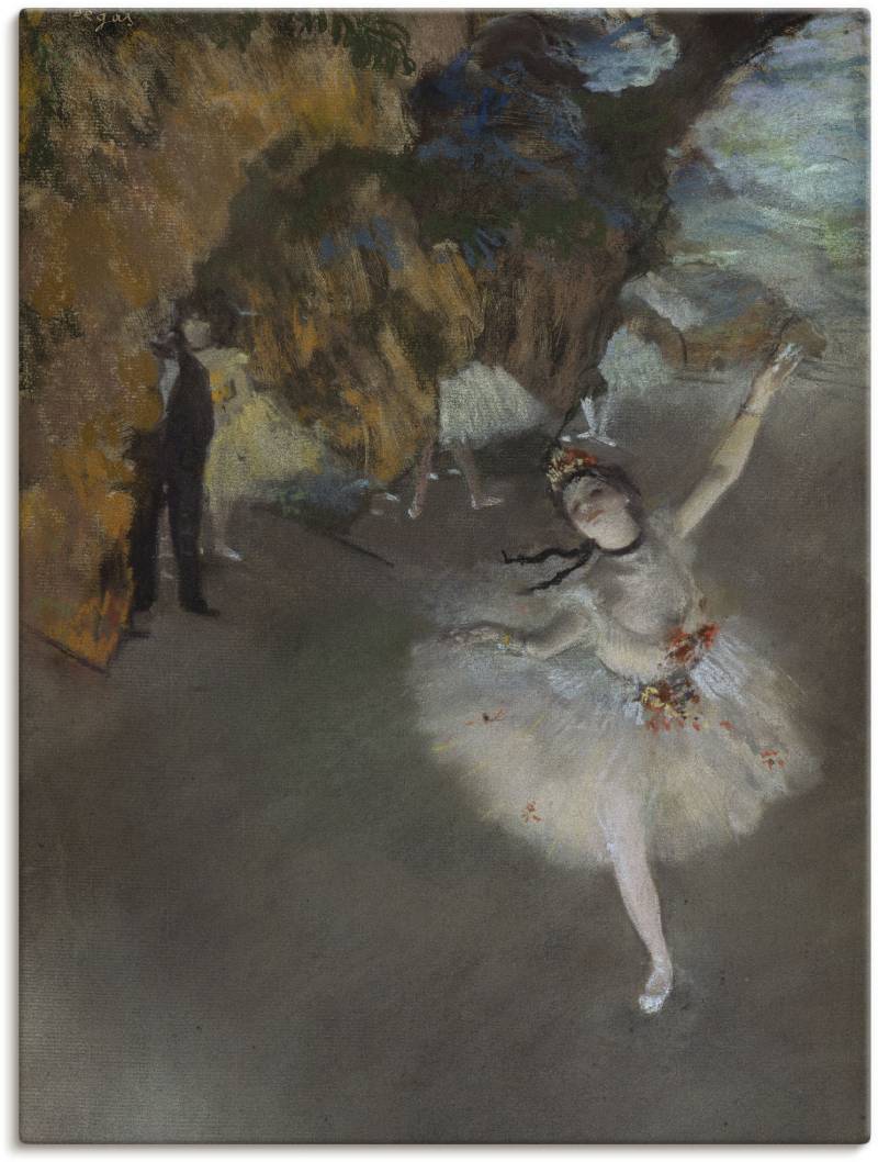 Artland Wandbild »Der Star Danseuse sur la Scene«, Frau, (1 St.), als Leinwandbild, Wandaufkleber oder Poster in versch. Grössen von Artland