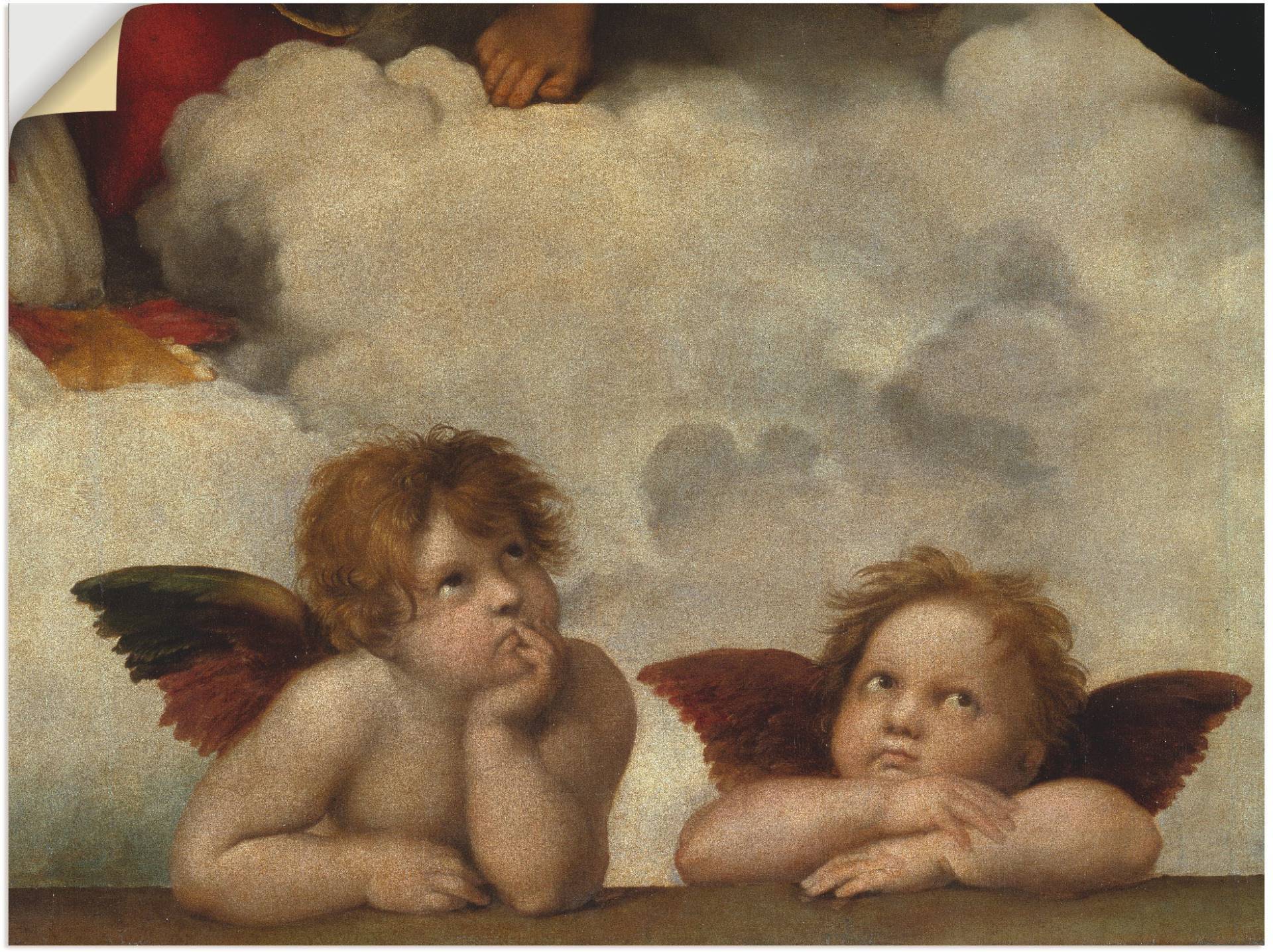 Artland Wandbild »Detail aus Die Sixtinische Madonna.«, Religion, (1 St.), als Leinwandbild, Poster, Wandaufkleber in verschied. Grössen Artland Wandbild »Detail aus Die Sixtinische Madonna.«, Religion, (1 St.), als Leinwandbild, Poster, Wandaufkleber in verschied. Grössen von Artland