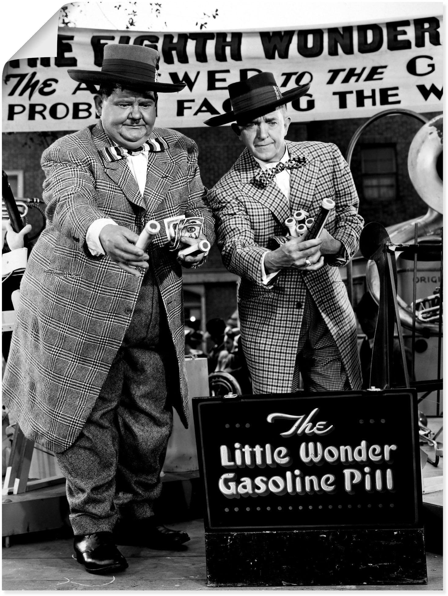 Artland Wandbild »Dick und Doof und die Wunderpille, 1943«, Stars, (1 St.), als Leinwandbild, Poster, Wandaufkleber in verschied. Grössen Artland Wandbild »Dick und Doof und die Wunderpille, 1943«, Stars, (1 St.), als Leinwandbild, Poster, Wandaufkleber in verschied. Grössen von Artland