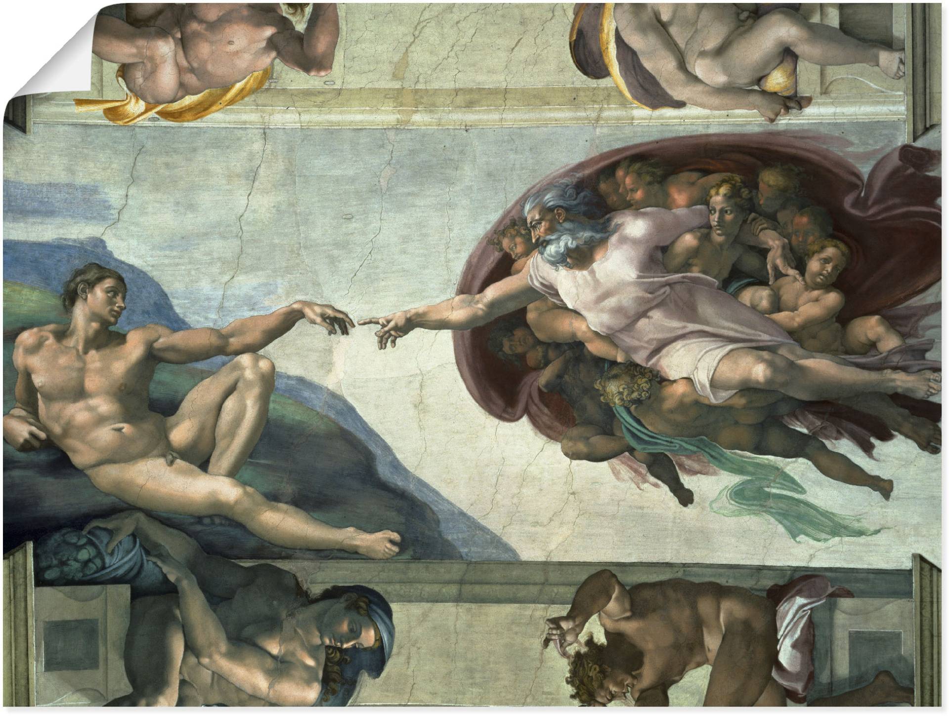 Artland Wandbild »Die Erschaffung des Adam«, Religion, (1 St.) von Artland