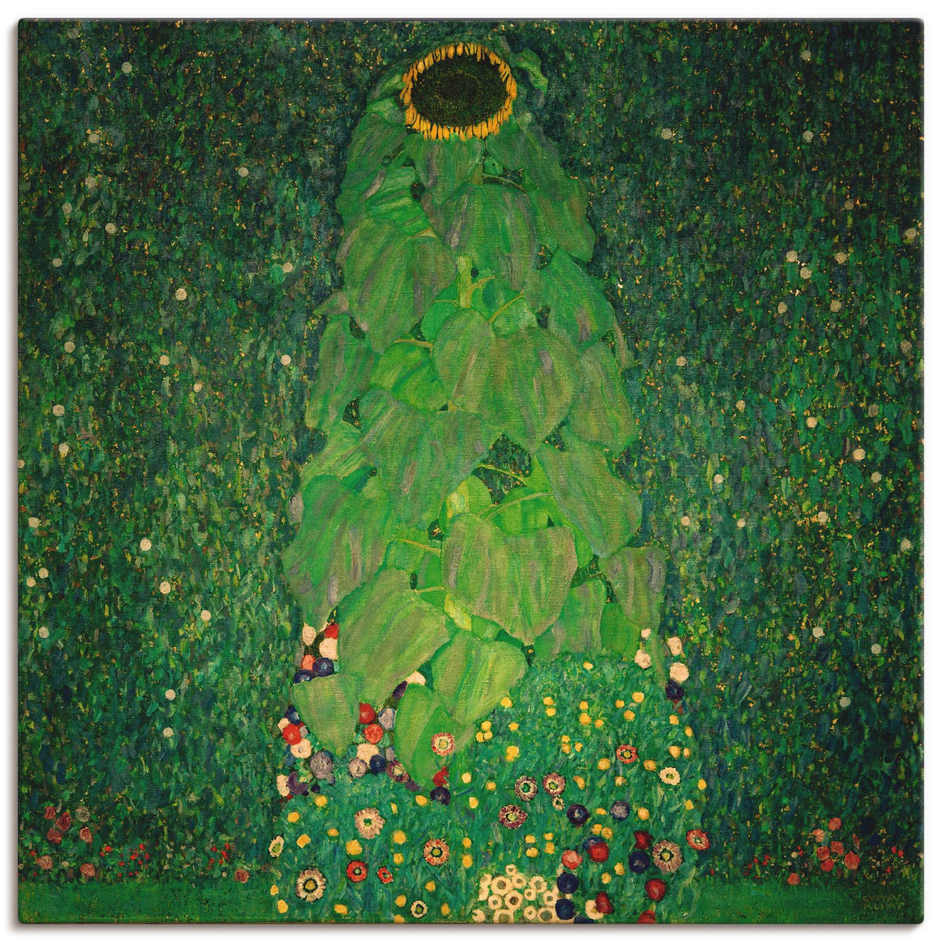 Artland Wandbild »Die Sonnenblume«, Blumen, (1 St.), als Leinwandbild, Poster in verschied. Grössen Artland Wandbild »Die Sonnenblume«, Blumen, (1 St.), als Leinwandbild, Poster in verschied. Grössen von Artland