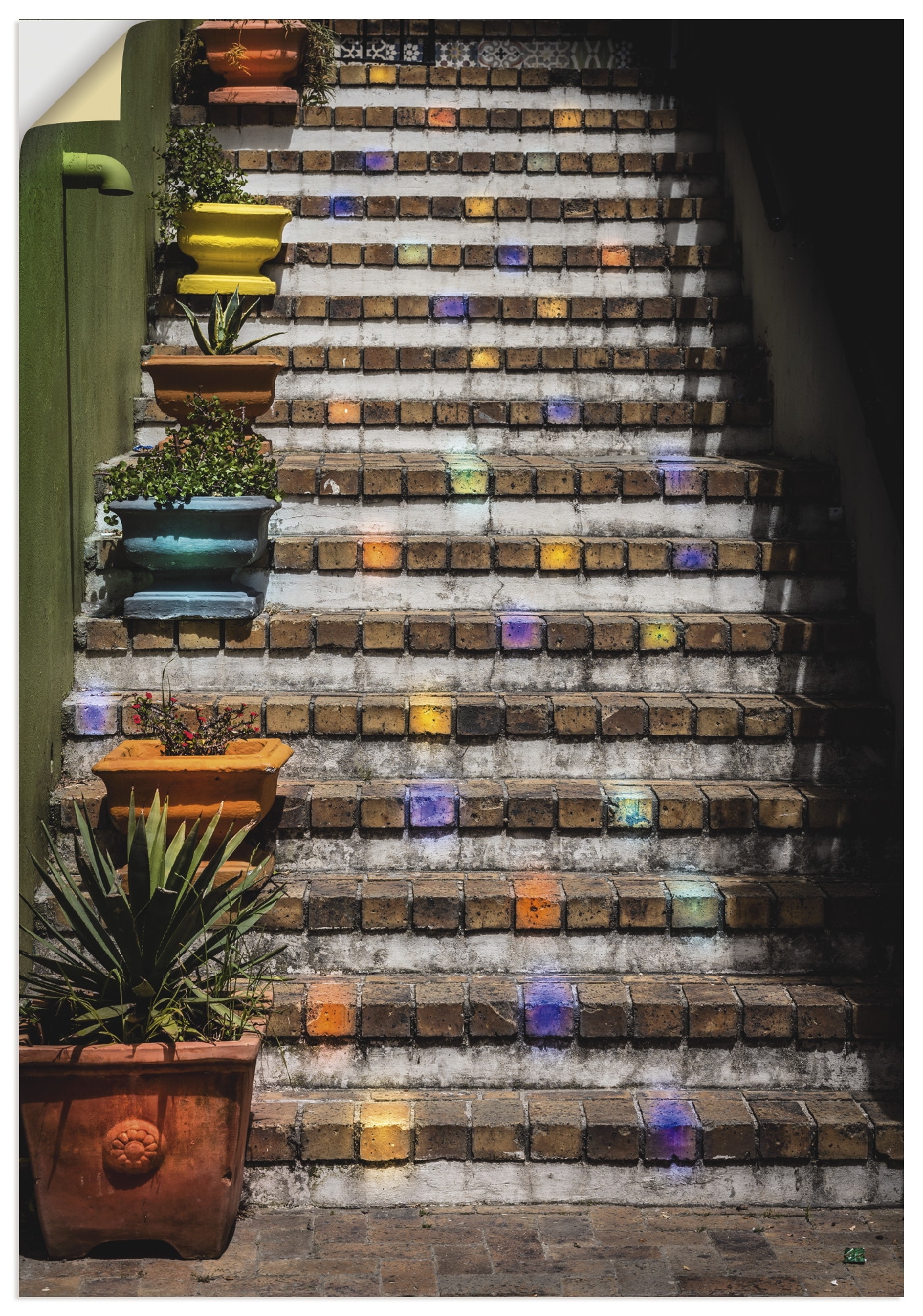 Artland Wandbild »Die Treppe«, Gebäude, (1 St.), als Leinwandbild, Poster, Wandaufkleber in verschied. Grössen Artland Wandbild »Die Treppe«, Gebäude, (1 St.), als Leinwandbild, Poster, Wandaufkleber in verschied. Grössen von Artland