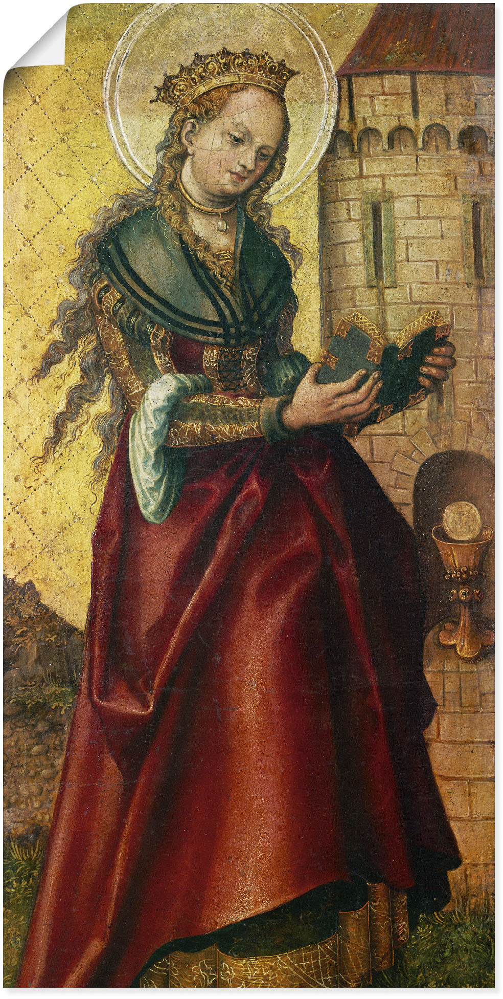 Artland Wandbild »Die heilige Barbara.«, Frau, (1 St.), als Leinwandbild, Poster in verschied. Grössen Artland Wandbild »Die heilige Barbara.«, Frau, (1 St.), als Leinwandbild, Poster in verschied. Grössen von Artland