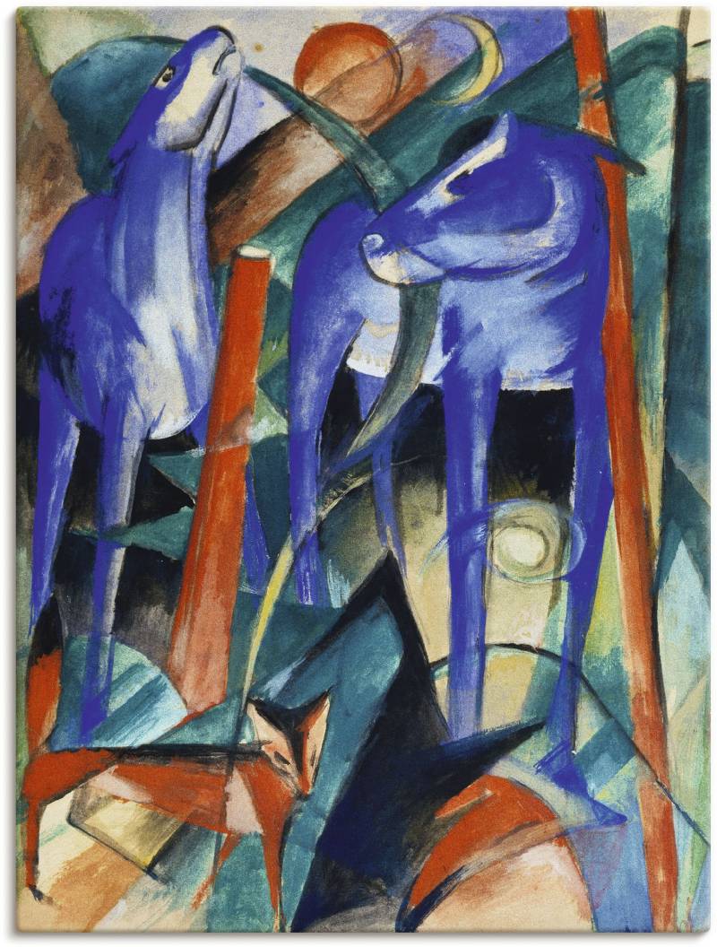 Artland Wandbild »Drei Fabeltiere. 1913«, Animal Fantasy, (1 St.), als Alubild, Leinwandbild, Wandaufkleber oder Poster in versch. Grössen von Artland