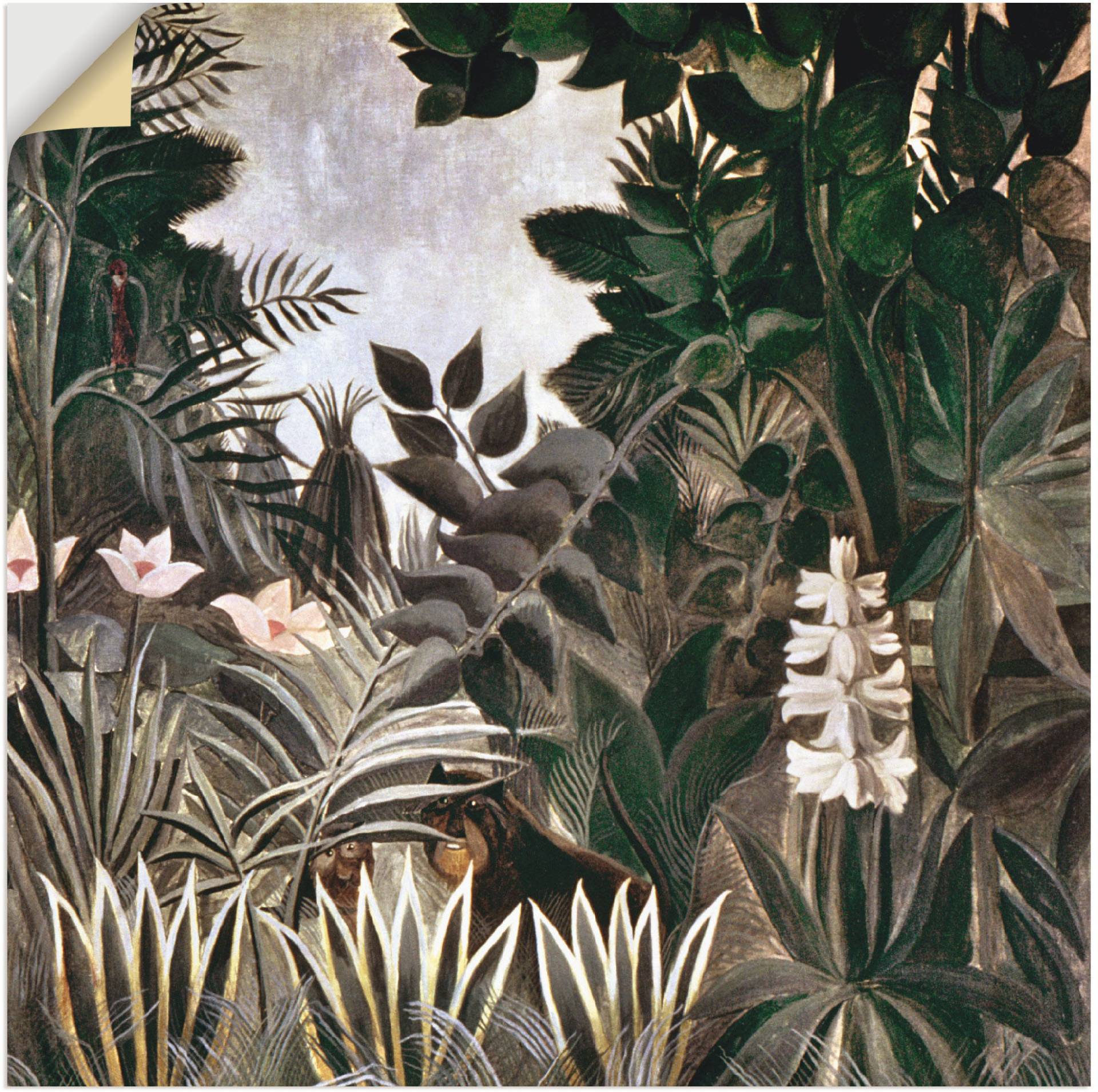 Artland Wandbild »Dschungel, 1909«, Wald, (1 St.), als Leinwandbild, Wandaufkleber in verschied. Grössen Artland Wandbild »Dschungel, 1909«, Wald, (1 St.), als Leinwandbild, Wandaufkleber in verschied. Grössen von Artland