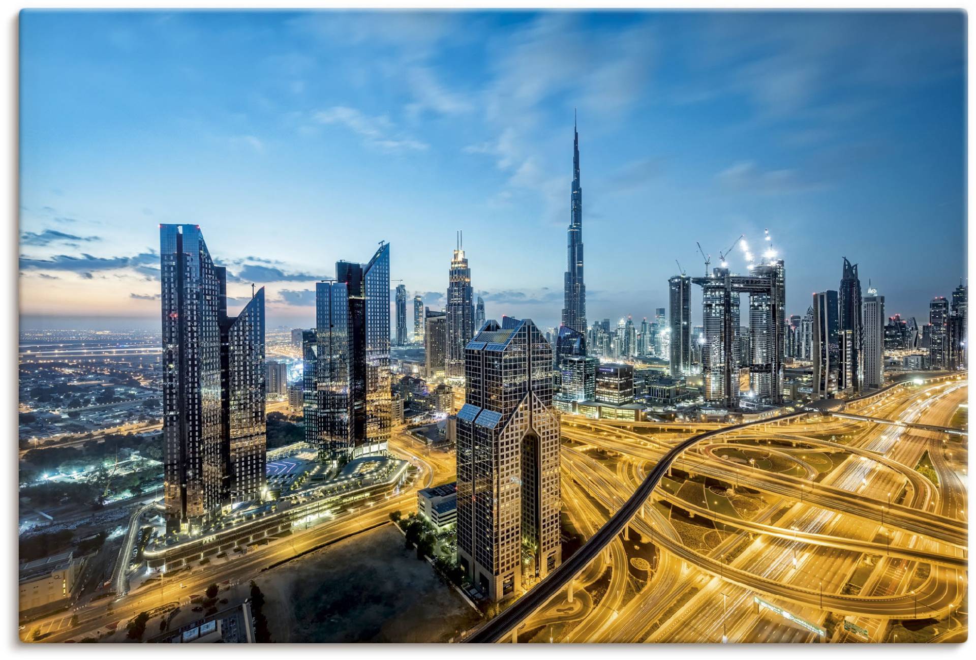Artland Wandbild »Dubai«, Bilder von Asien, (1 St.), als Leinwandbild, Poster in verschied. Grössen von Artland