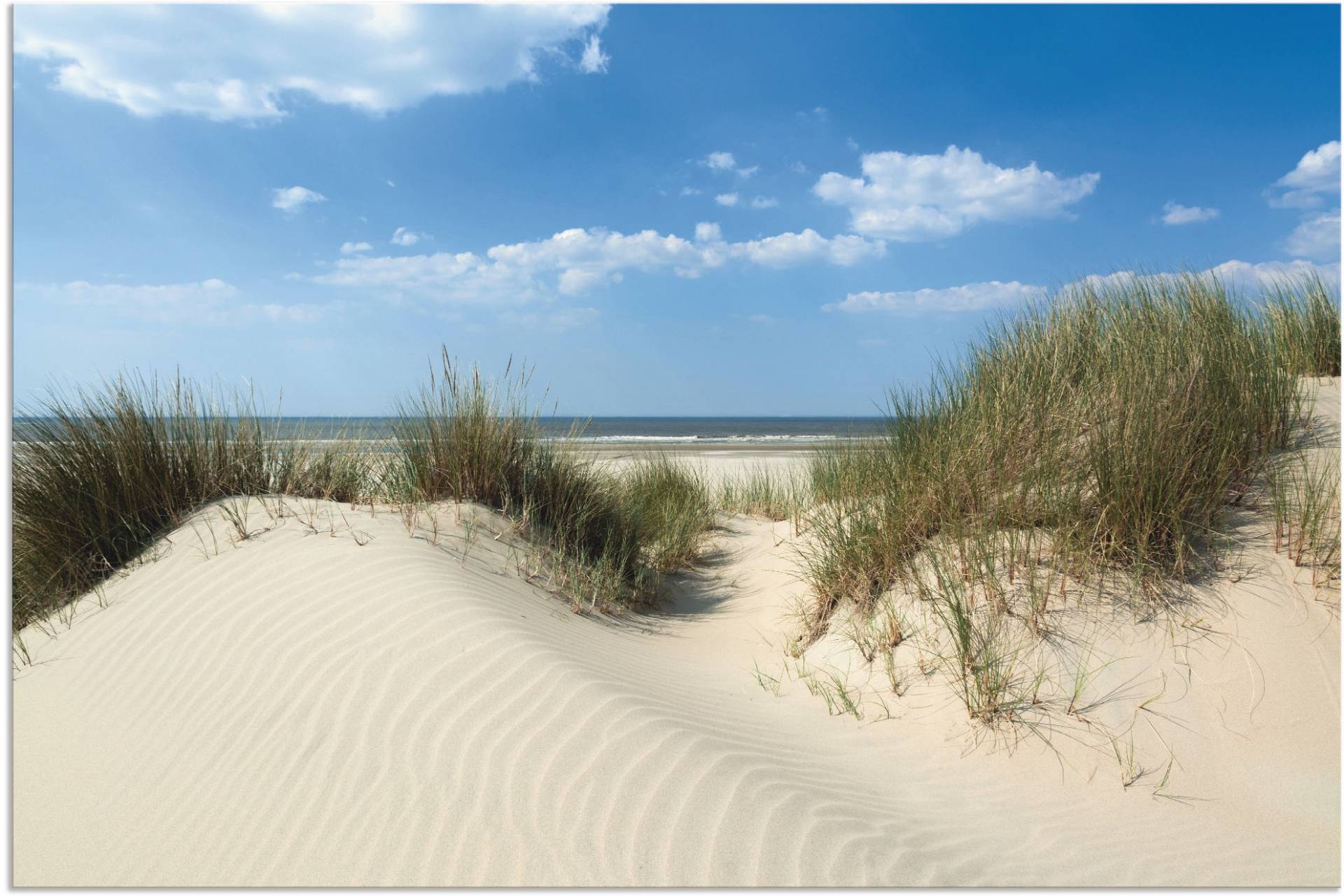 Artland Wandbild »Düne mit Meeresblick«, Strand, (1 St.), als Alubild, Outdoorbild, Leinwandbild, Poster in verschied. Grössen Artland Wandbild »Düne mit Meeresblick«, Strand, (1 St.), als Alubild, Outdoorbild, Leinwandbild, Poster in verschied. Grössen von Artland
