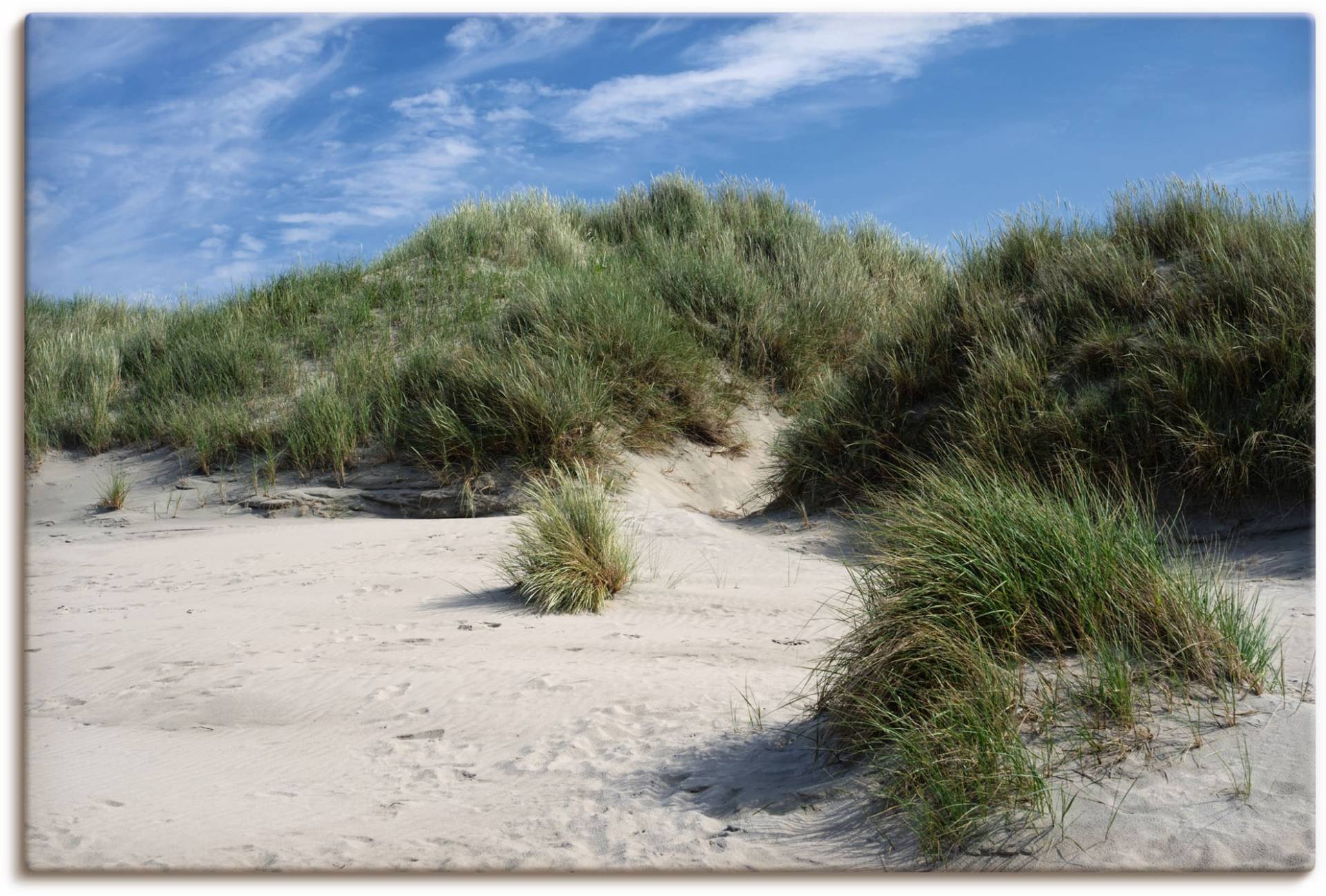 Artland Wandbild »Dünenlandschaft auf Baltrum«, Strandbilder, (1 St.), als Alubild, Leinwandbild, Wandaufkleber oder Poster in versch. Grössen von Artland