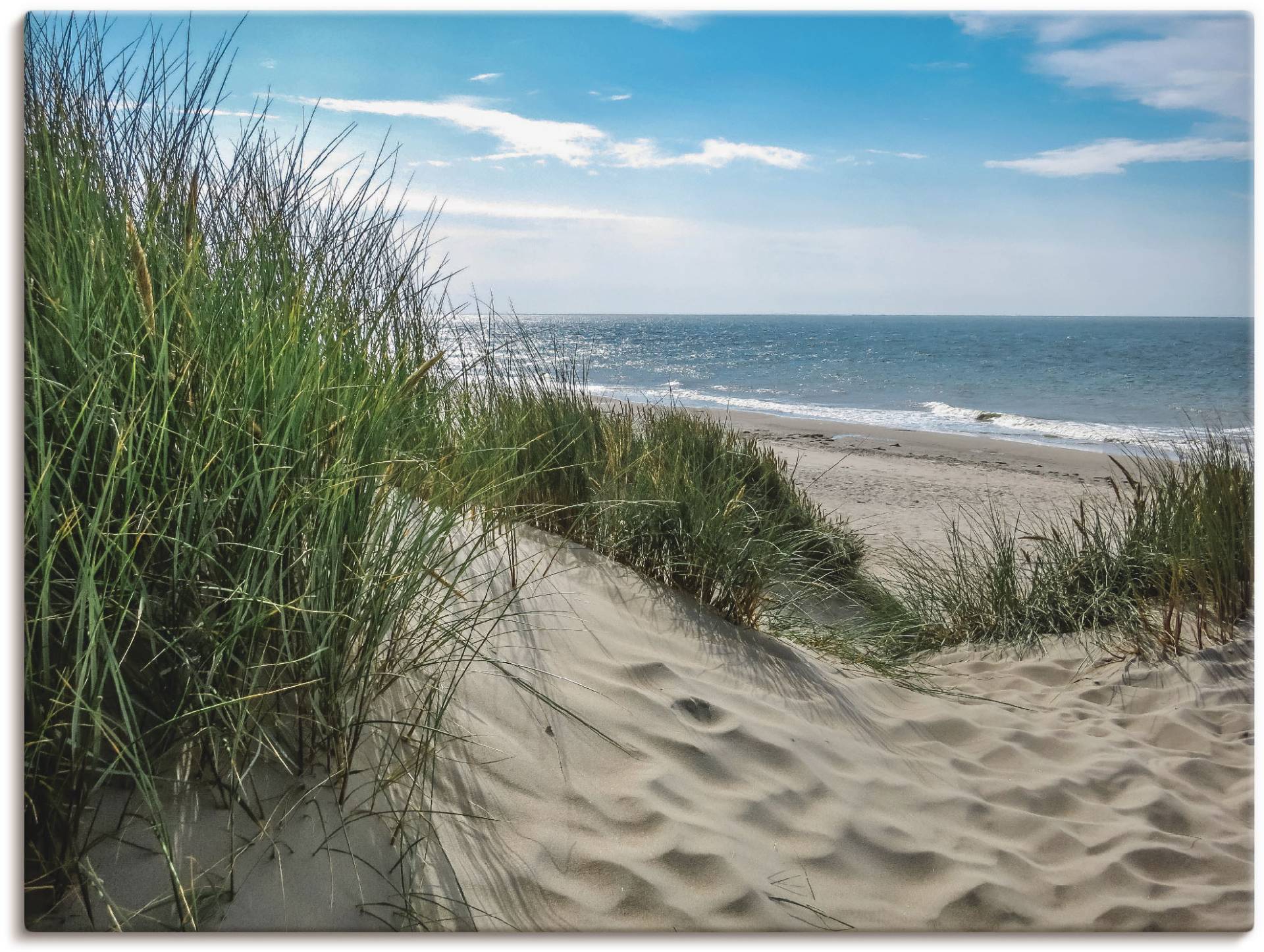 Artland Wandbild »Dünenlandschaft im Sommer an der Nordsee«, Strand, (1 St.) von Artland