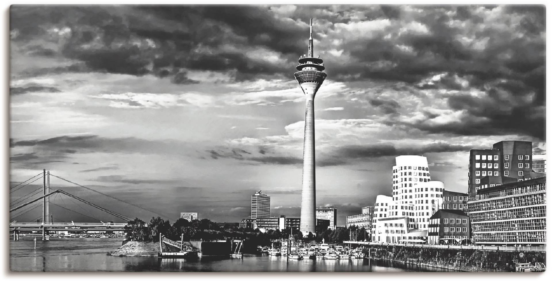 Artland Wandbild »Düsseldorf Collage Skyline 10«, Deutschland, (1 St.) von Artland