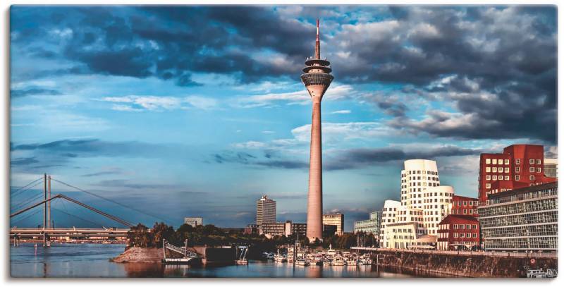 Artland Leinwandbild »Düsseldorf Skyline I«, Deutschland, (1 St.) von Artland