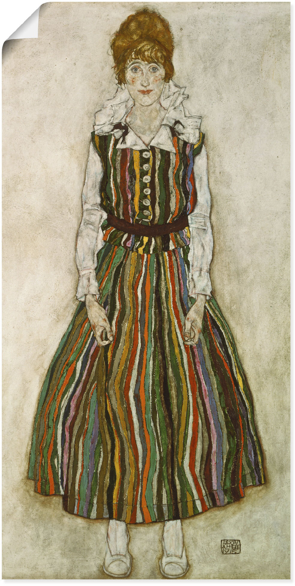 Artland Kunstdruck »Edith Schiele. 1915.«, Frau, (1 St.), als Alubild, Leinwandbild, Wandaufkleber oder Poster in versch. Grössen Artland Kunstdruck »Edith Schiele. 1915.«, Frau, (1 St.), als Alubild, Leinwandbild, Wandaufkleber oder Poster in versch. Grössen von Artland