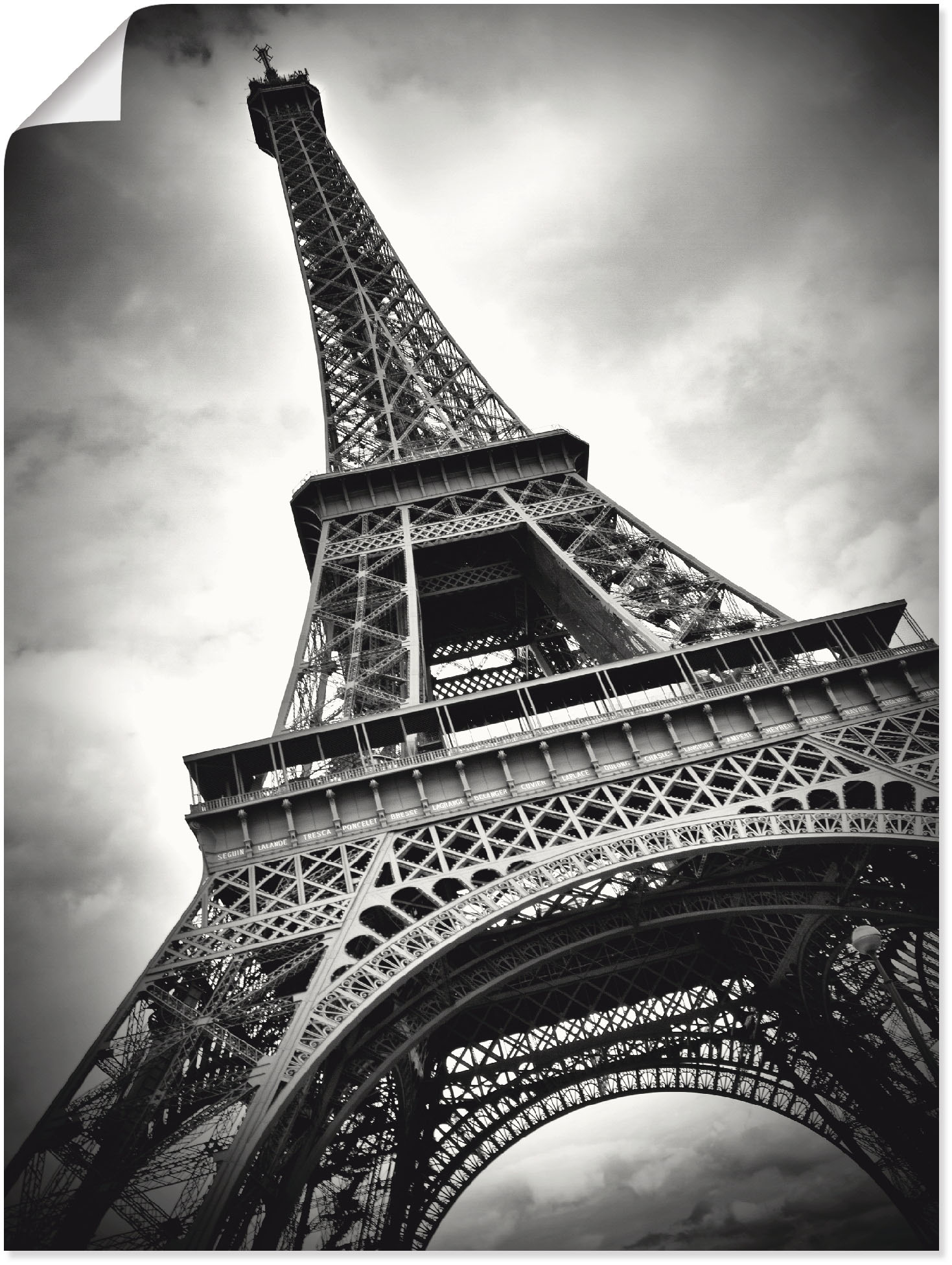 Artland Wandbild »Eiffelturm Paris«, Gebäude, (1 St.) von Artland