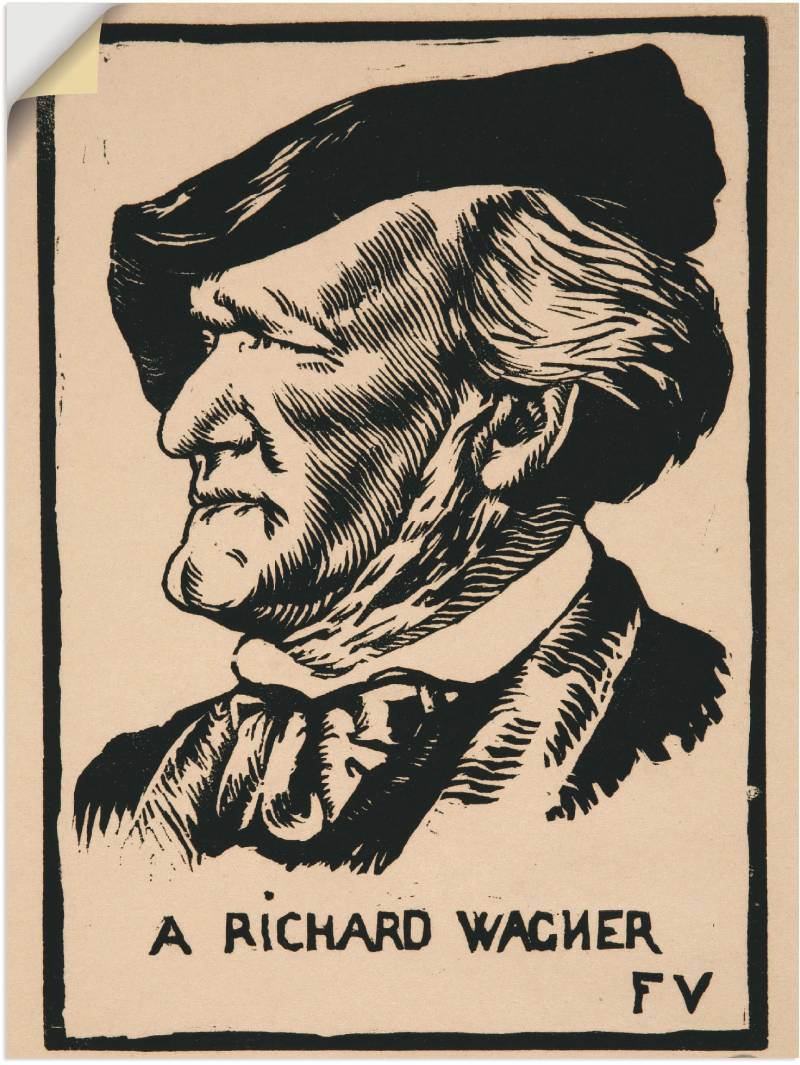 Artland Wandfolie »Ein Richard Wagner. 1891«, Menschen, (1 St.) von Artland