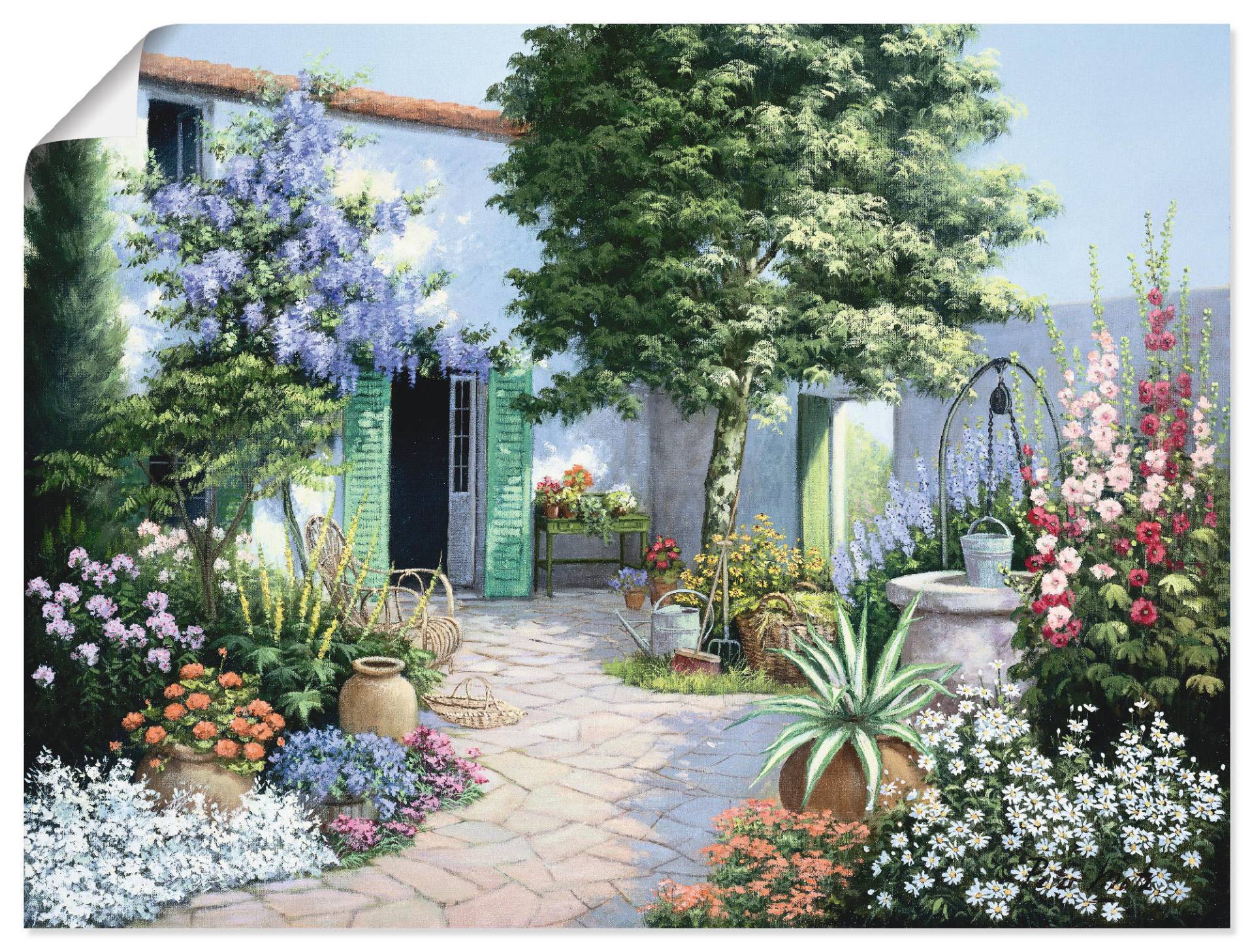 Artland Wandbild »Ein kleines Paradies«, Garten, (1 St.) von Artland