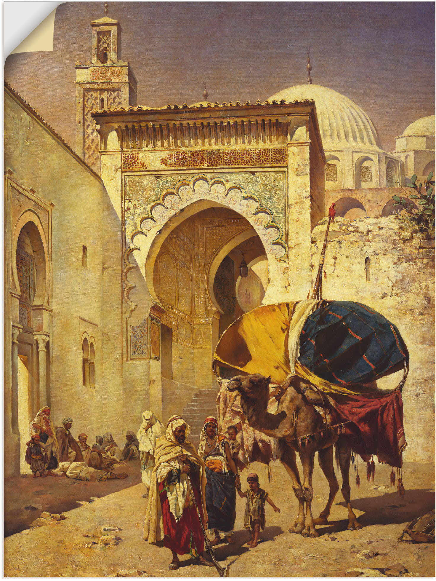 Artland Wandbild »Eine arabische Strassenszene.«, Gebäude, (1 St.), als Leinwandbild, Poster, Wandaufkleber in verschied. Grössen Artland Wandbild »Eine arabische Strassenszene.«, Gebäude, (1 St.), als Leinwandbild, Poster, Wandaufkleber in verschied. Grössen von Artland