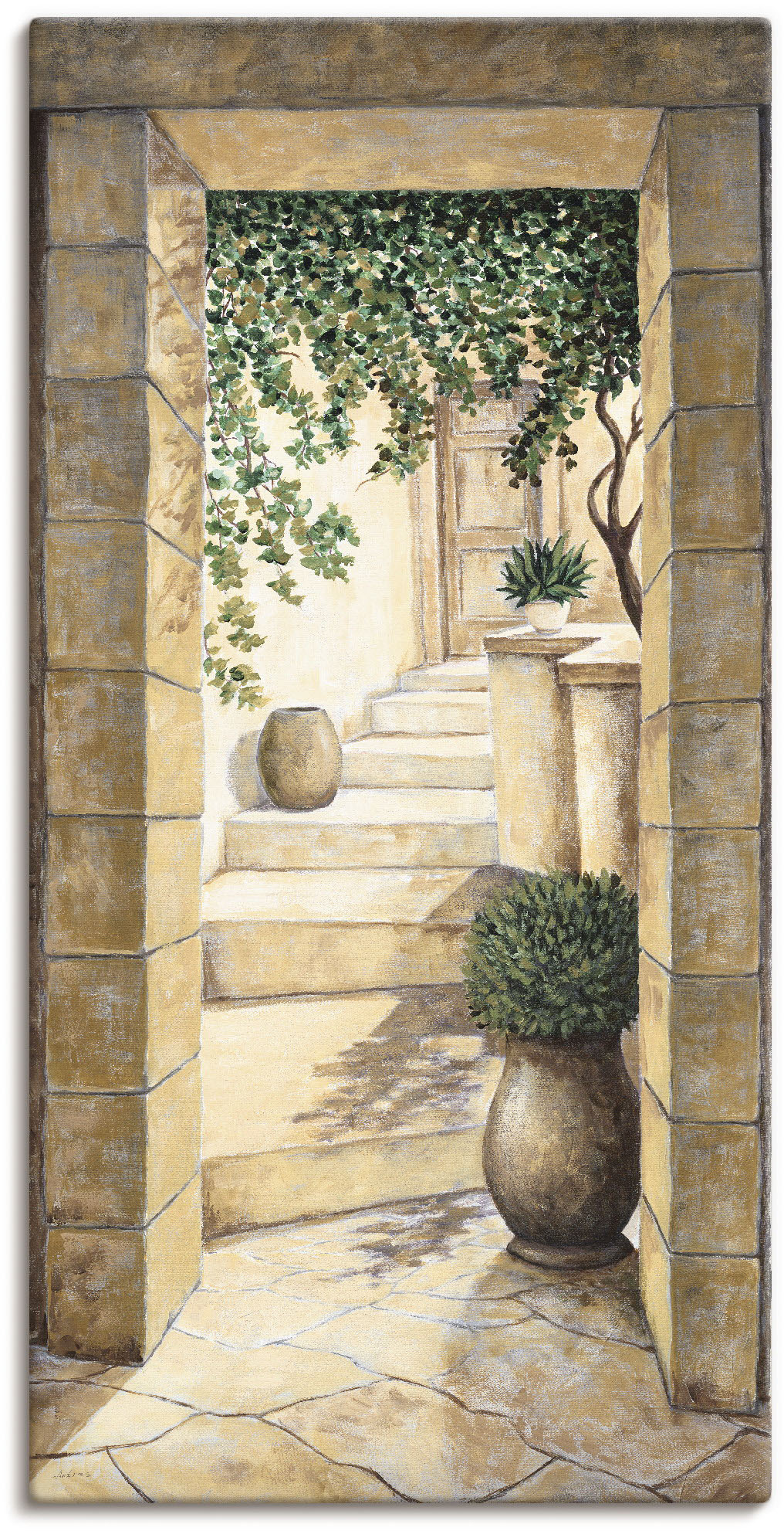 Artland Wandbild »Eingang - Fresco«, Fenster & Türen, (1 St.), als Alubild, Outdoorbild, Leinwandbild, Poster, Wandaufkleber Artland Wandbild »Eingang - Fresco«, Fenster & Türen, (1 St.), als Alubild, Outdoorbild, Leinwandbild, Poster, Wandaufkleber von Artland