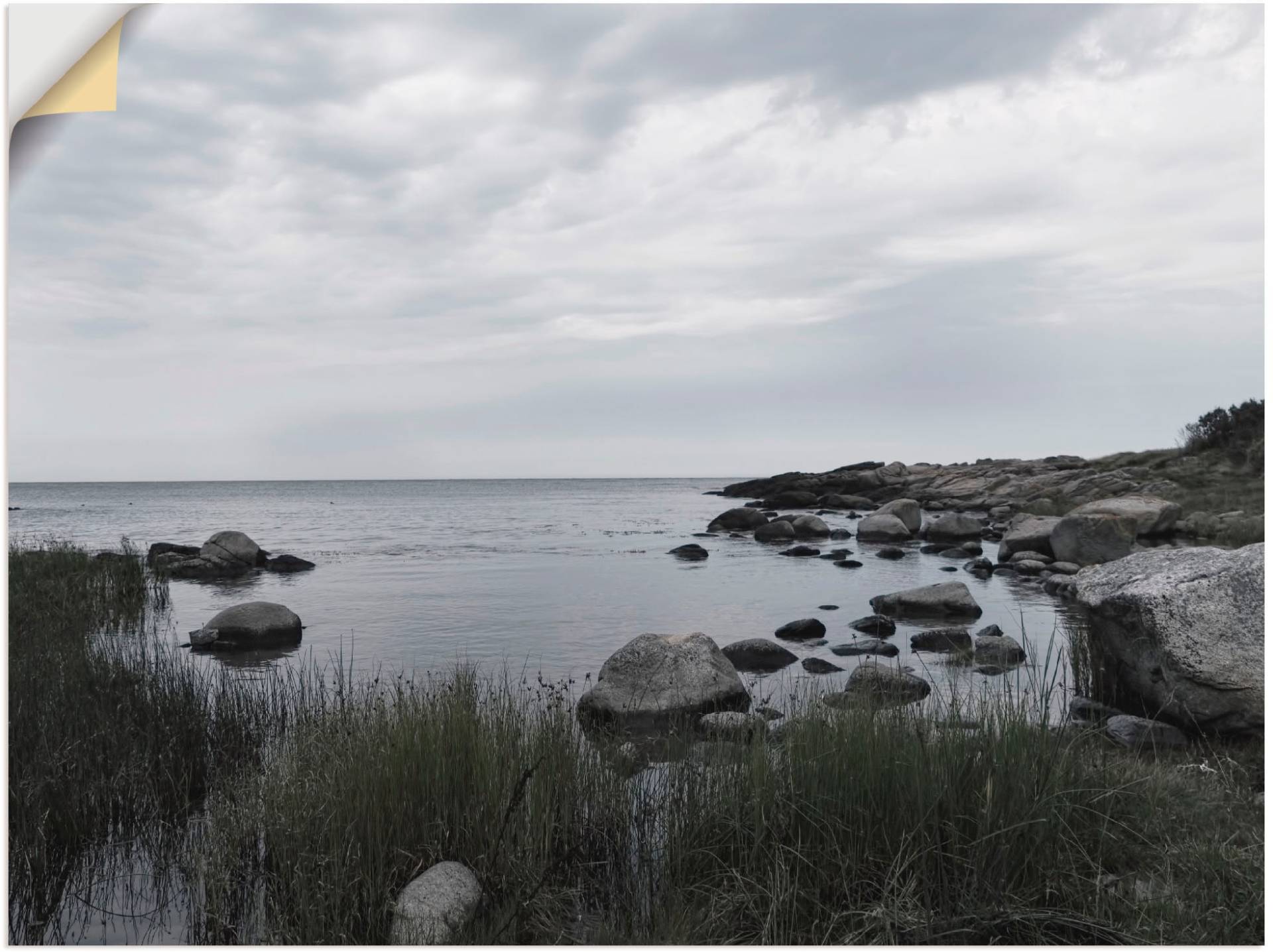Artland Wandbild »Einsame Bucht am Meer«, Gewässer, (1 St.) von Artland