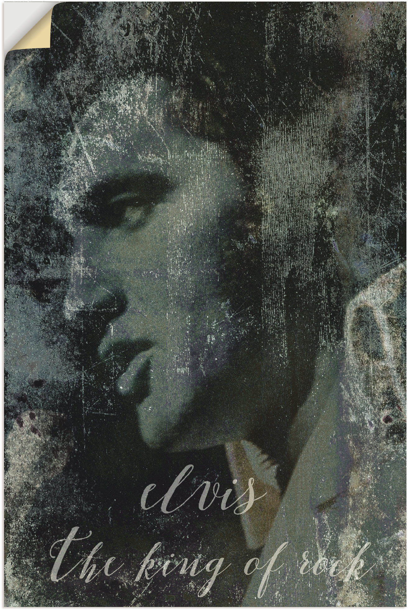 Artland Wandbild »Elvis the King«, Musiker, (1 St.), als Alubild, Outdoorbild, Leinwandbild, Poster, Wandaufkleber Artland Wandbild »Elvis the King«, Musiker, (1 St.), als Alubild, Outdoorbild, Leinwandbild, Poster, Wandaufkleber von Artland