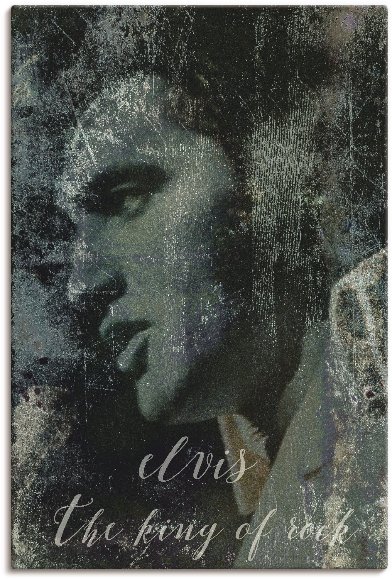 Artland Wandbild »Elvis the King«, Musiker, (1 St.), als Alubild, Outdoorbild, Leinwandbild, Poster, Wandaufkleber Artland Wandbild »Elvis the King«, Musiker, (1 St.), als Alubild, Outdoorbild, Leinwandbild, Poster, Wandaufkleber von Artland