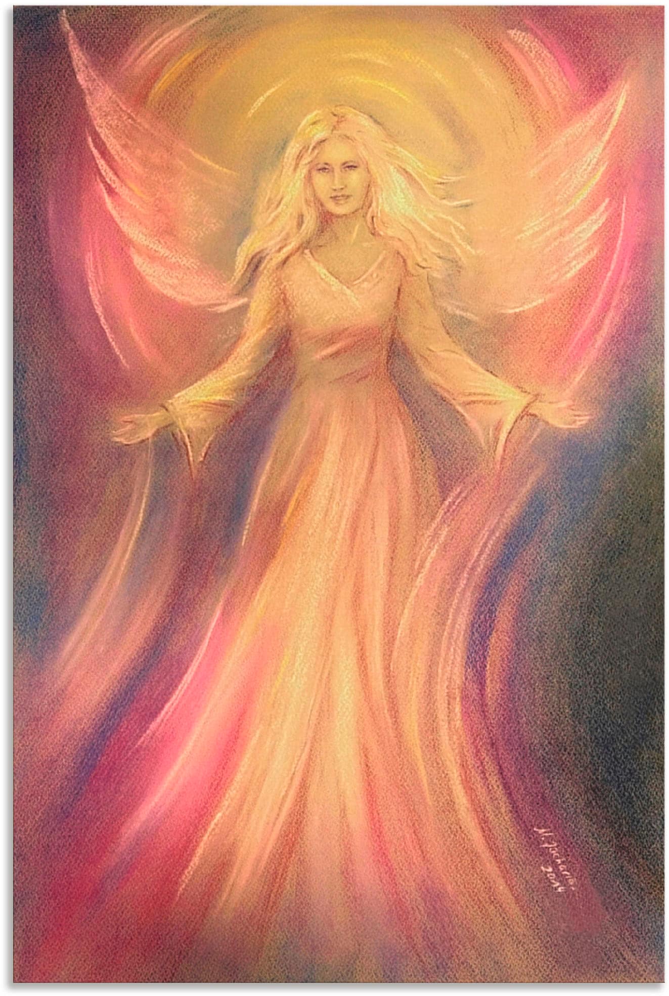 Artland Wandbild »Engel Licht Liebe - Spirituelle Malerei«, Religion, (1 St.) von Artland