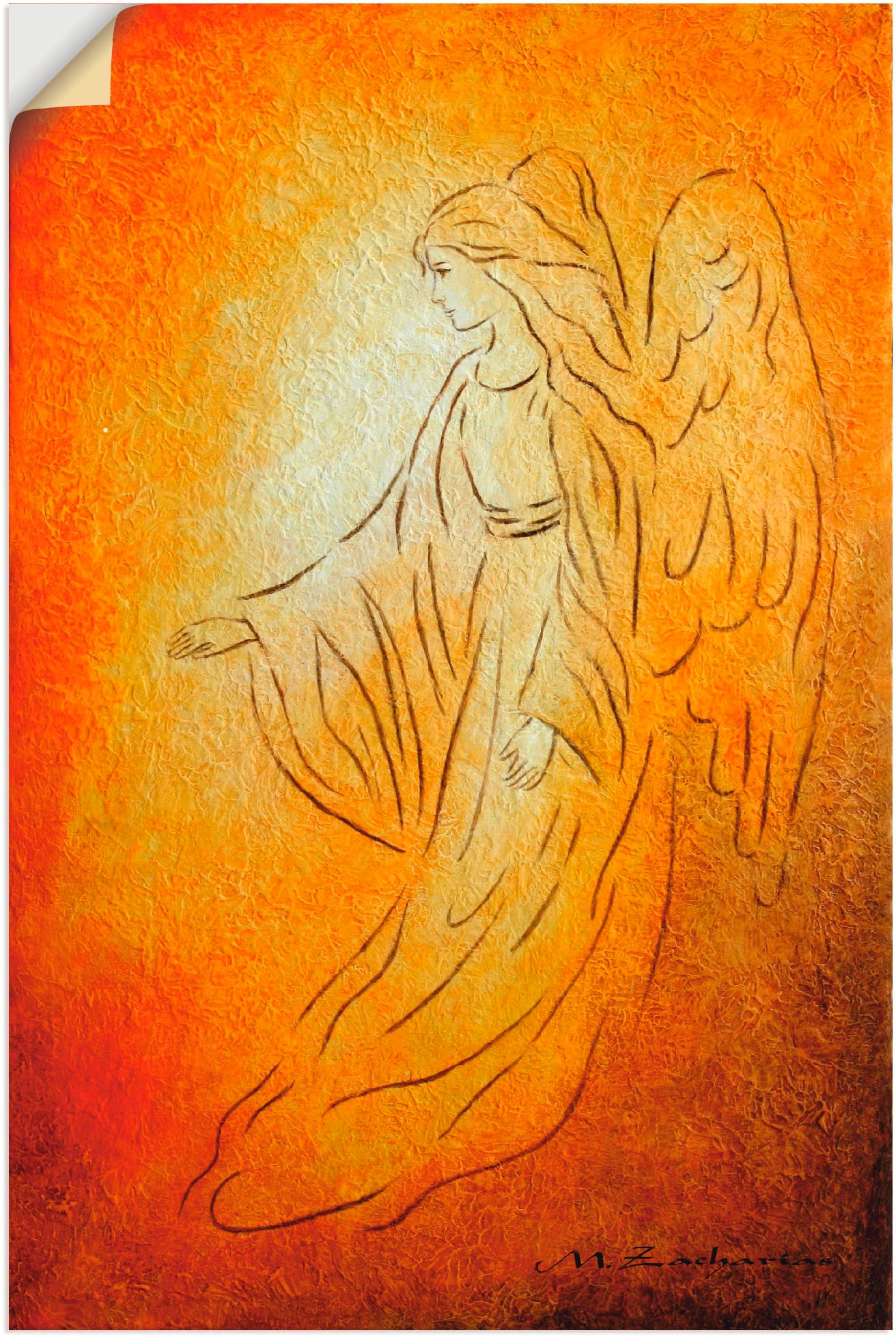 Artland Wandbild »Engel der Heilung - Engelkunst«, Religion, (1 St.) von Artland