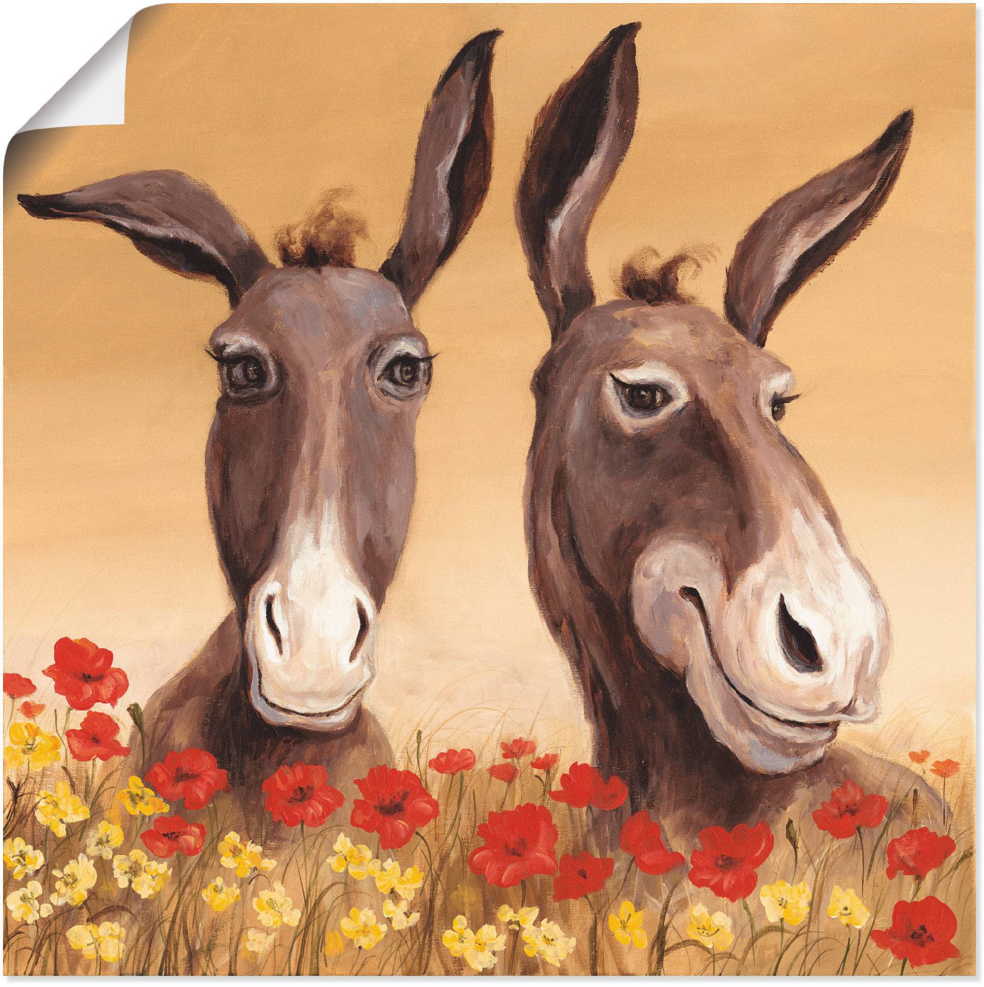 Artland Wandbild »Esel«, Haustiere, (1 St.), als Alubild, Outdoorbild, Leinwandbild, Poster, Wandaufkleber Artland Wandbild »Esel«, Haustiere, (1 St.), als Alubild, Outdoorbild, Leinwandbild, Poster, Wandaufkleber von Artland