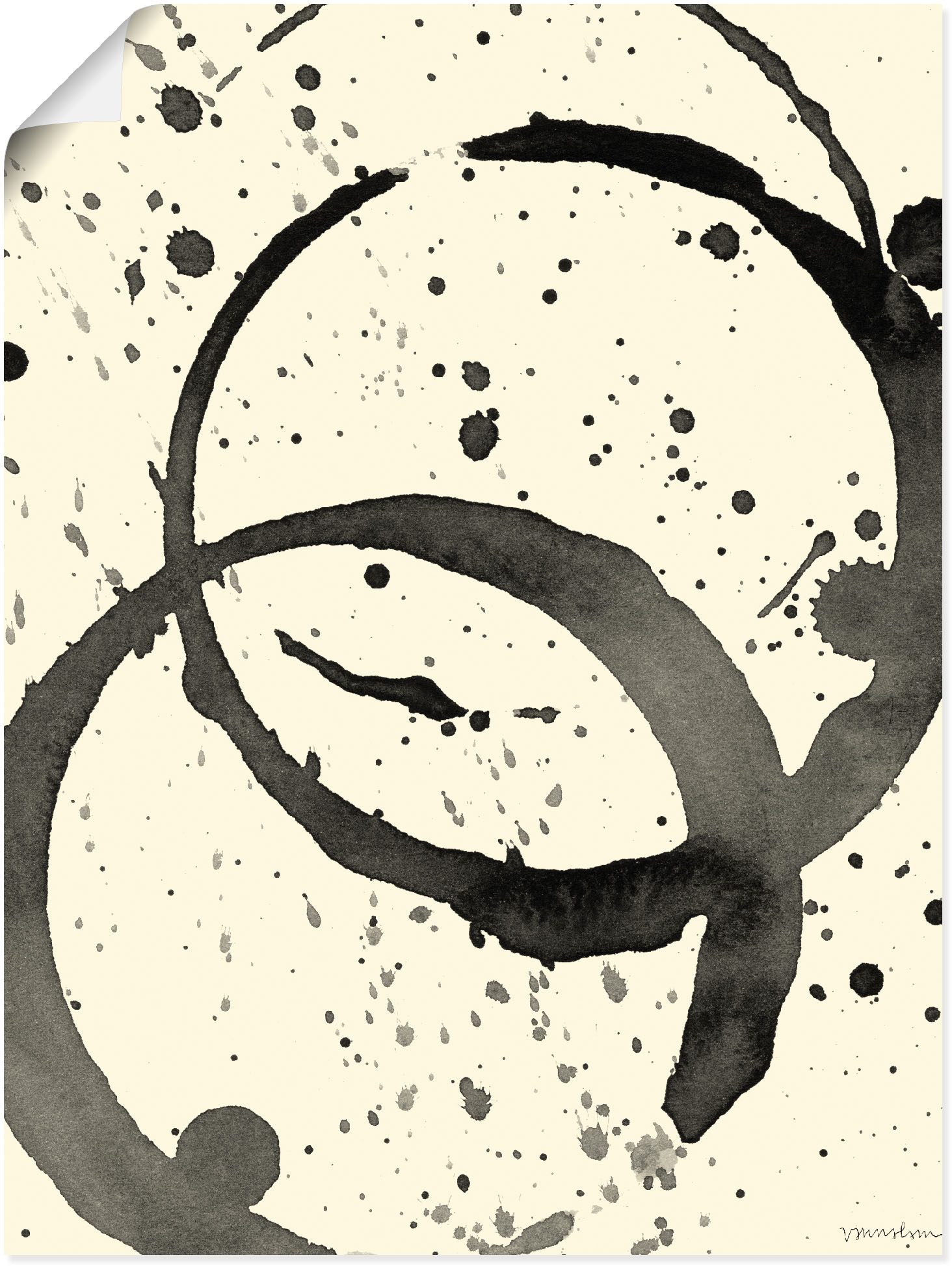Artland Poster »Farbränder III«, Muster, (1 St.) von Artland