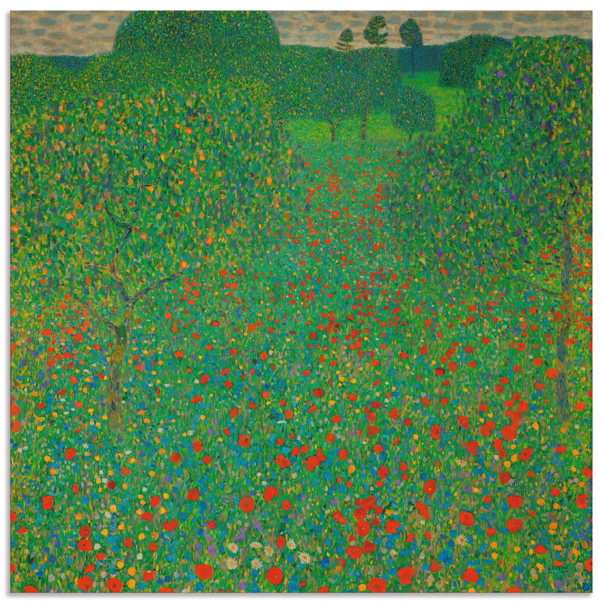 Artland Wandbild »Feld mit Mohn«, Blumen, (1 St.) von Artland