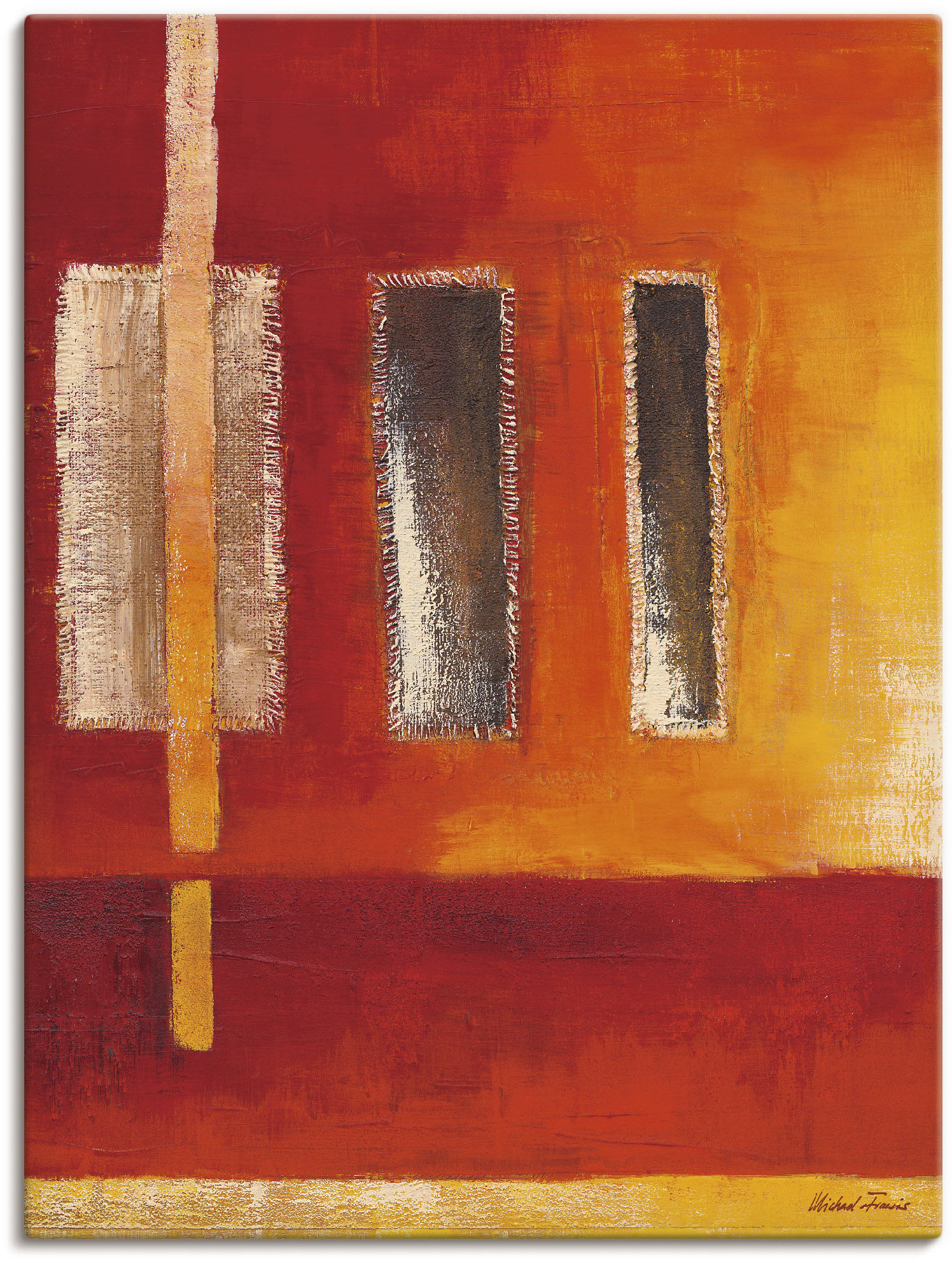 Artland Wandbild »Felder I - Abstrakt«, Muster, (1 St.), als Leinwandbild, Poster in verschied. Grössen Artland Wandbild »Felder I - Abstrakt«, Muster, (1 St.), als Leinwandbild, Poster in verschied. Grössen von Artland