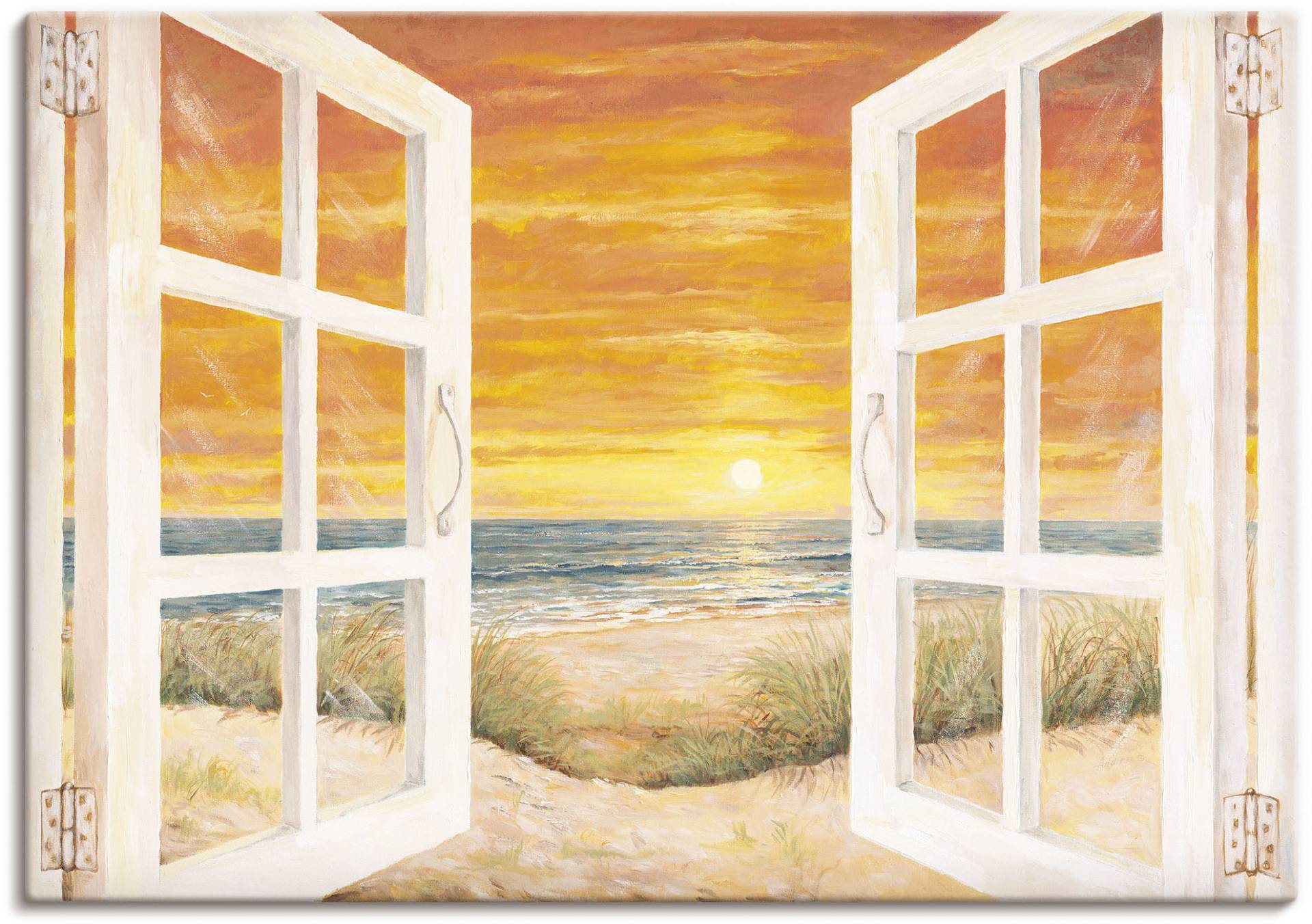 Artland Wandbild »Fenster zum Meer«, Meer Bilder, (1 St.) von Artland