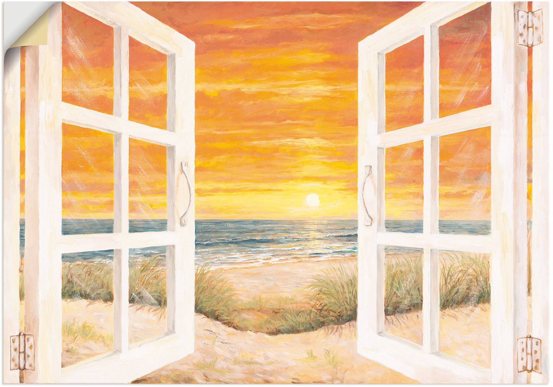 Artland Wandbild »Fenster zum Meer«, Meer Bilder, (1 St.) von Artland