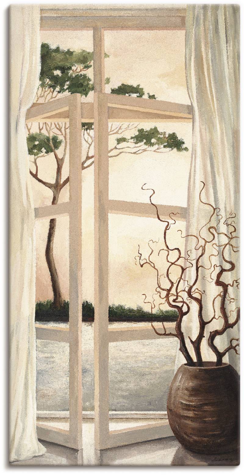 Artland Wandbild »Fensterbild Toskanischer Sonnenuntergang«, Fensterblick, (1 St.) von Artland