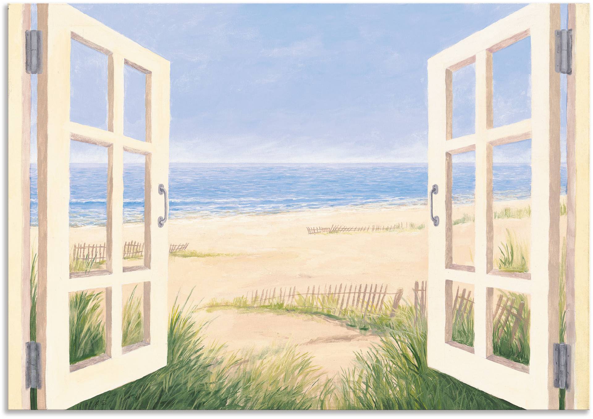 Artland Wandbild »Fensterblick Frühlingsmorgen«, Fensterblick, (1 St.), als Alubild, Outdoorbild, Leinwandbild, Wandaufkleber, versch. Grössen Artland Wandbild »Fensterblick Frühlingsmorgen«, Fensterblick, (1 St.), als Alubild, Outdoorbild, Leinwandbild, Wandaufkleber, versch. Grössen von Artland