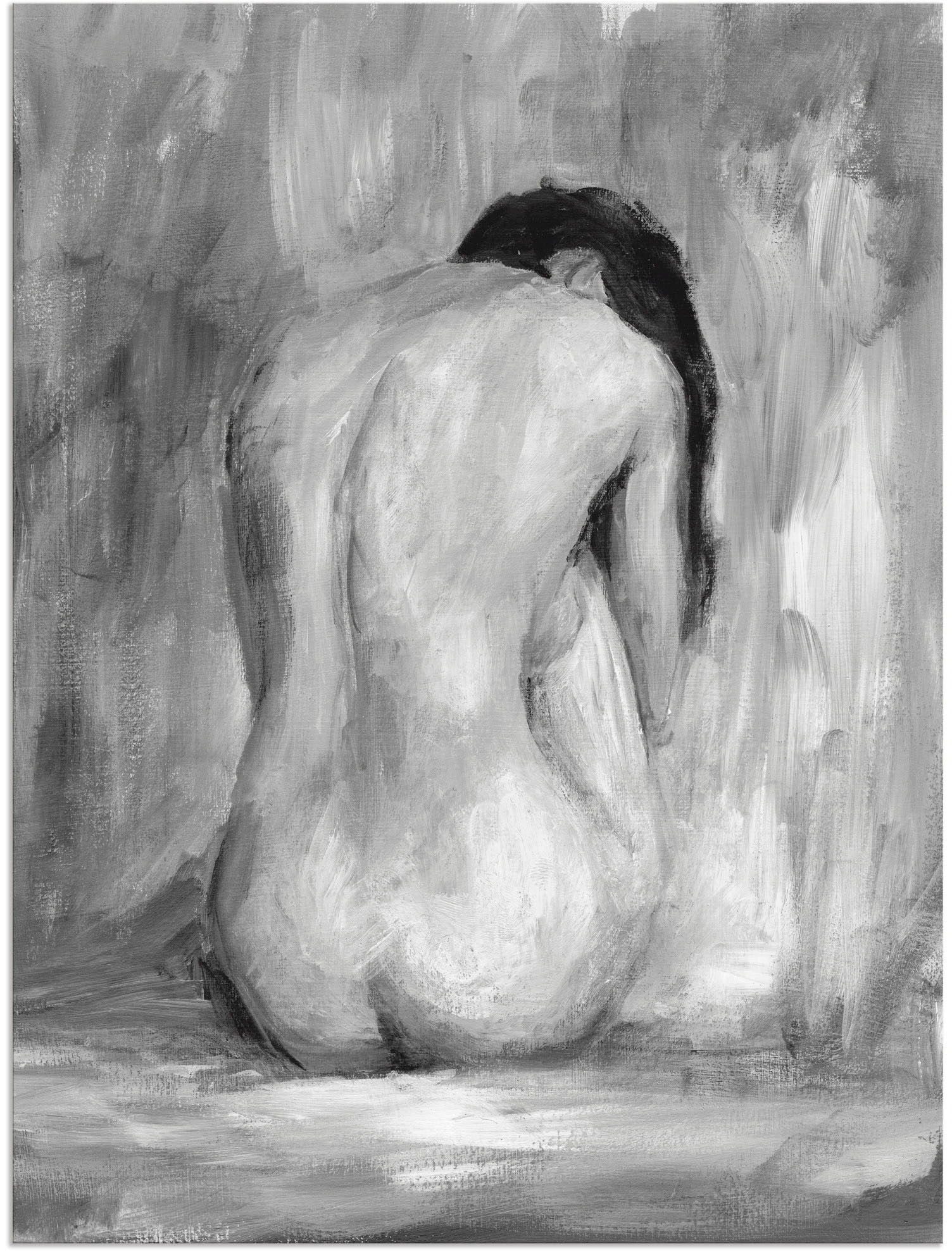 Artland Wandbild »Figur in schwarz & weiss II«, Frau, (1 St.) von Artland
