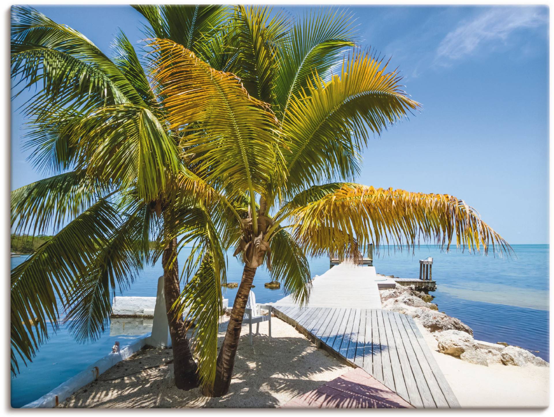 Artland Wandbild »Florida Keys Himmlischer Blick«, Strand, (1 St.) von Artland