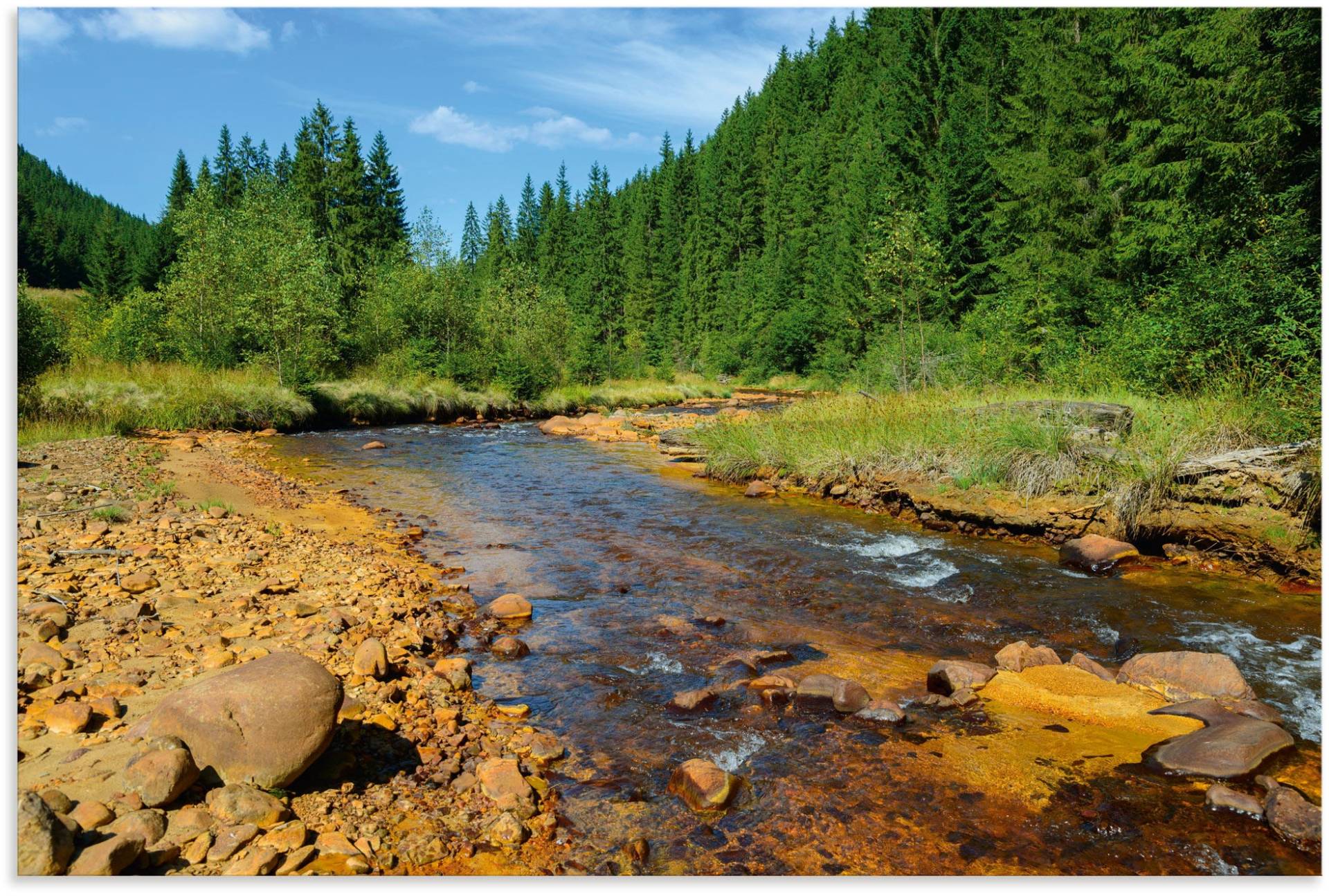 Artland Wandbild »Fluss Neagra, Caliman-Nationalpark«, Gewässer, (1 St.) von Artland