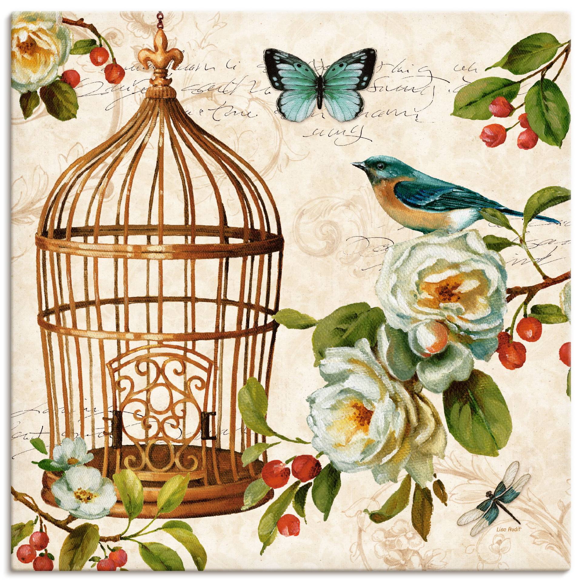 Artland Leinwandbild »Frei wie ein Vogel II«, Arrangements, (1 St.), auf Keilrahmen gespannt Artland Leinwandbild »Frei wie ein Vogel II«, Arrangements, (1 St.), auf Keilrahmen gespannt von Artland