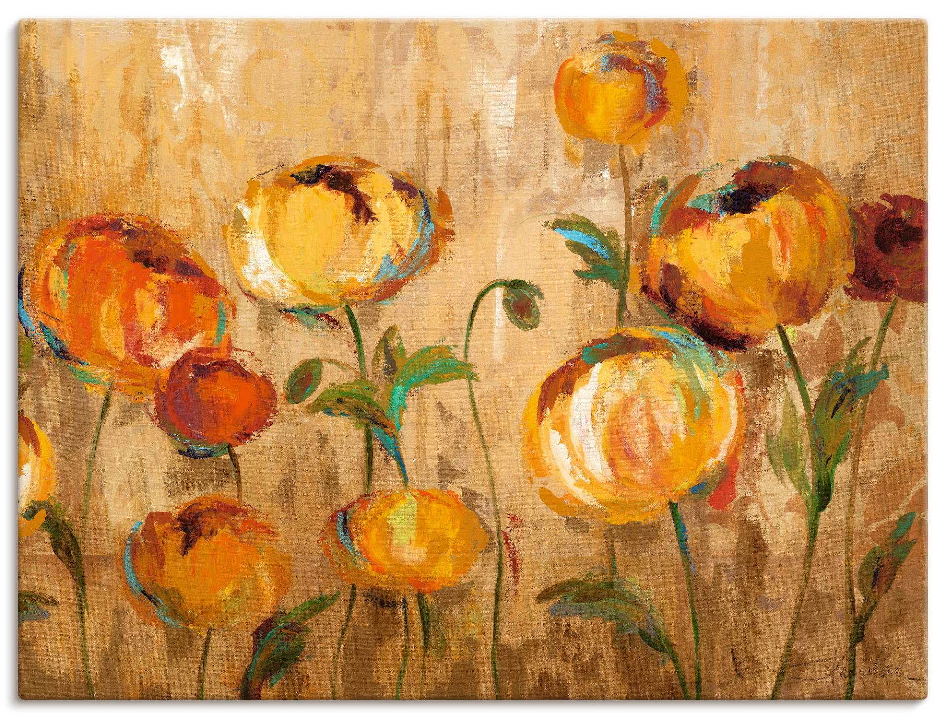 Artland Wandbild »Freudige Ranunkel«, Blumen, (1 St.) von Artland