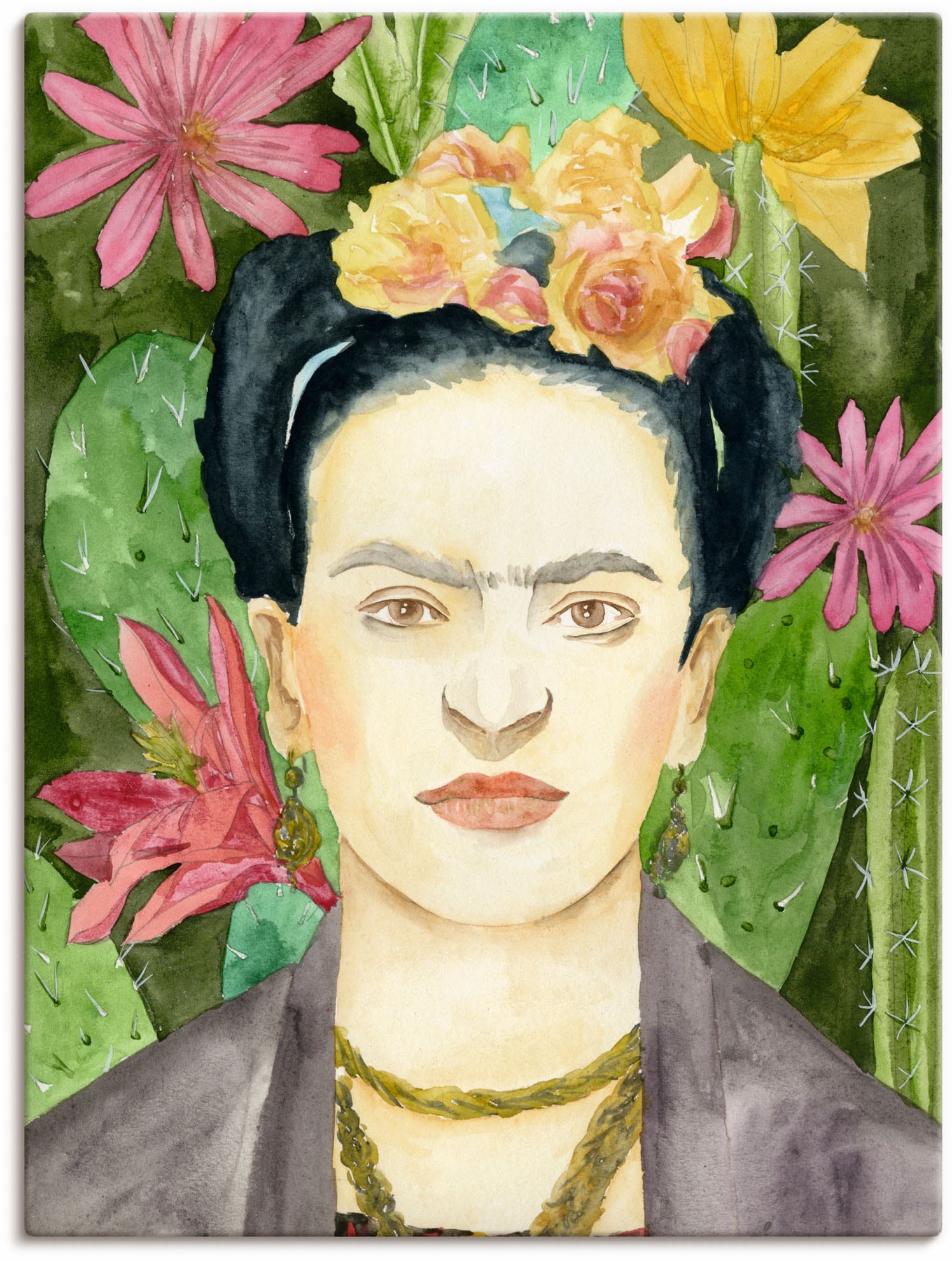 Artland Wandbild »Frida Kahlo I«, Bilder von Frauen, (1 St.) von Artland