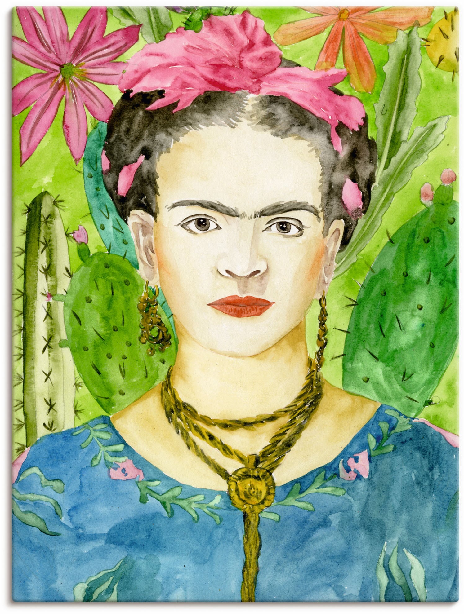 Artland Wandbild »Frida Kahlo II«, Bilder von Frauen, (1 St.) von Artland