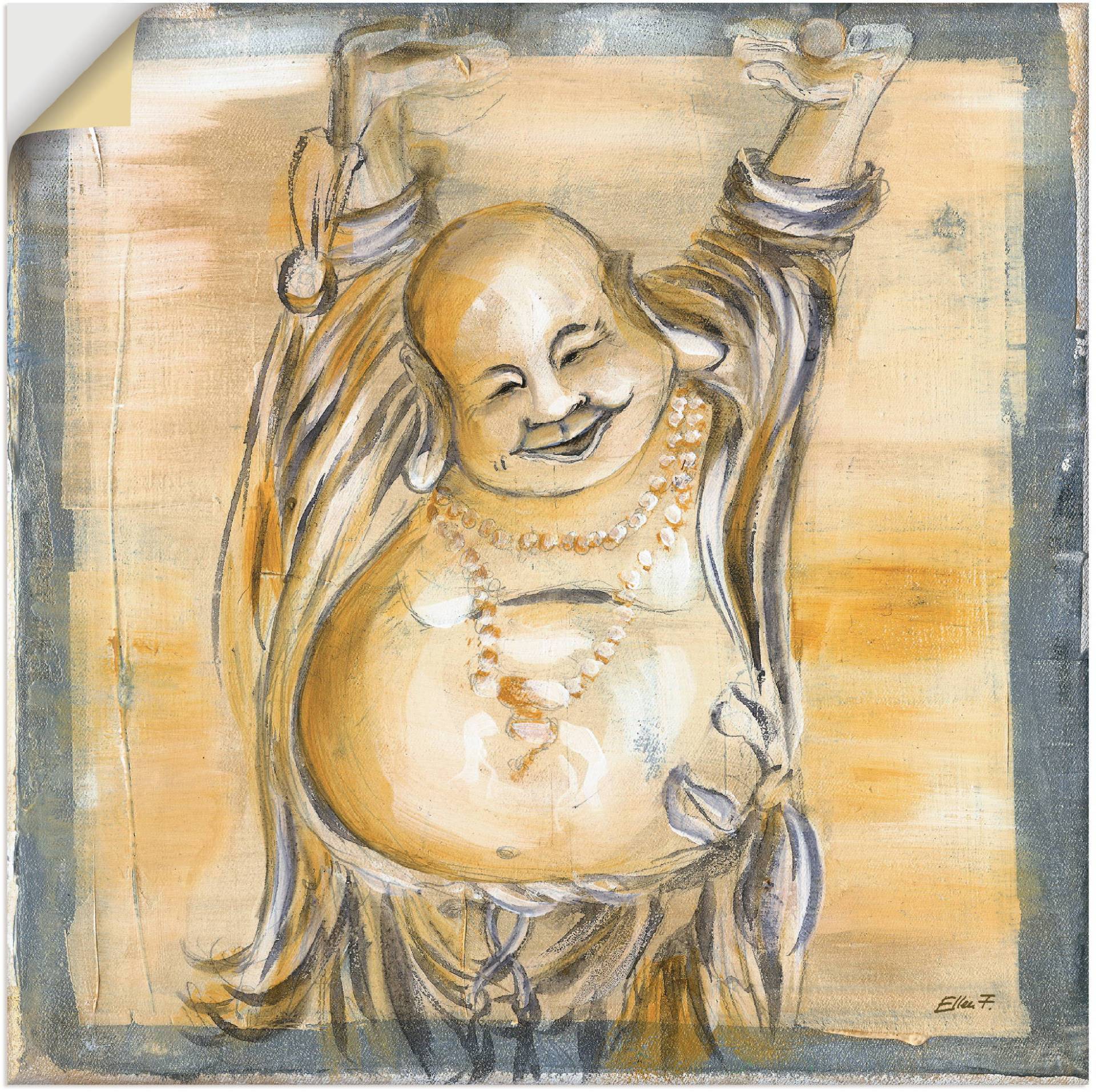 Artland Wandbild »Fröhlicher Buddha II«, Religion, (1 St.), als Alubild, Outdoorbild, Leinwandbild, Poster, Wandaufkleber Artland Wandbild »Fröhlicher Buddha II«, Religion, (1 St.), als Alubild, Outdoorbild, Leinwandbild, Poster, Wandaufkleber von Artland