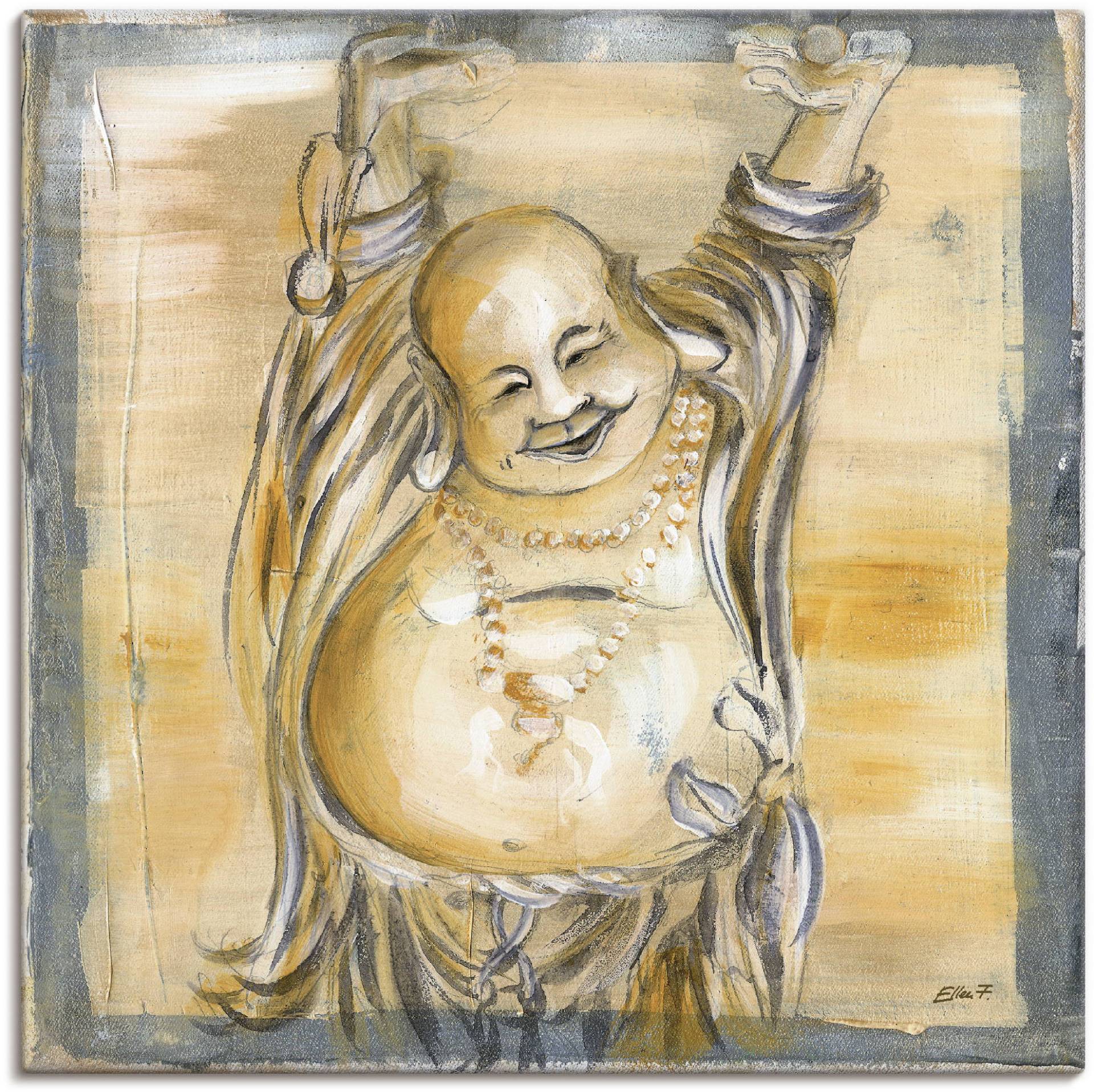Artland Wandbild »Fröhlicher Buddha II«, Religion, (1 St.), als Alubild, Outdoorbild, Leinwandbild, Poster, Wandaufkleber Artland Wandbild »Fröhlicher Buddha II«, Religion, (1 St.), als Alubild, Outdoorbild, Leinwandbild, Poster, Wandaufkleber von Artland