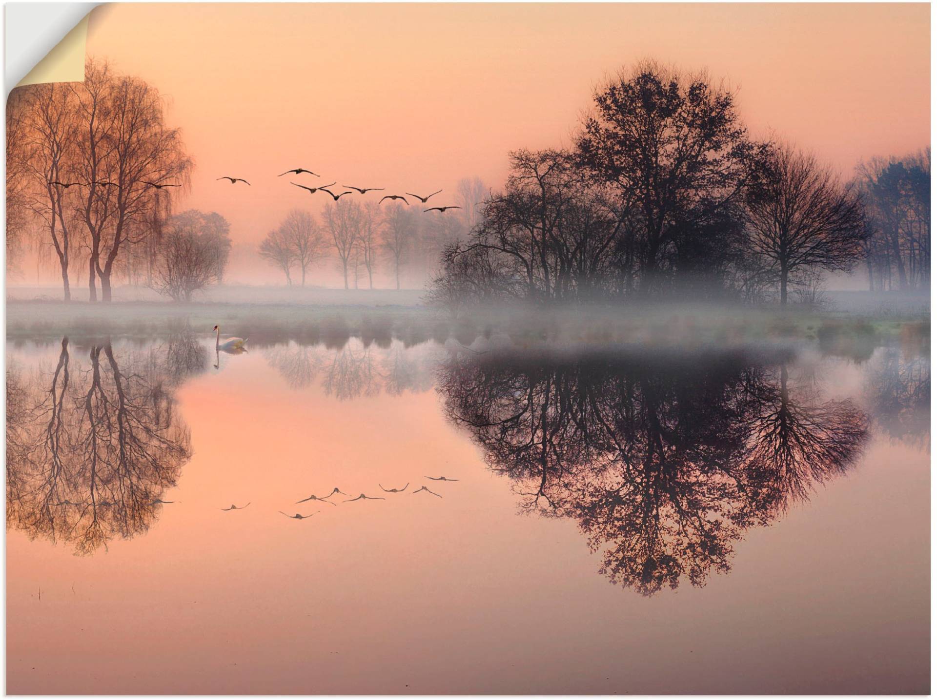 Artland Wandbild »Früh morgens am See....«, Gewässer, (1 St.), als Leinwandbild, Poster, Wandaufkleber in verschied. Grössen Artland Wandbild »Früh morgens am See....«, Gewässer, (1 St.), als Leinwandbild, Poster, Wandaufkleber in verschied. Grössen von Artland